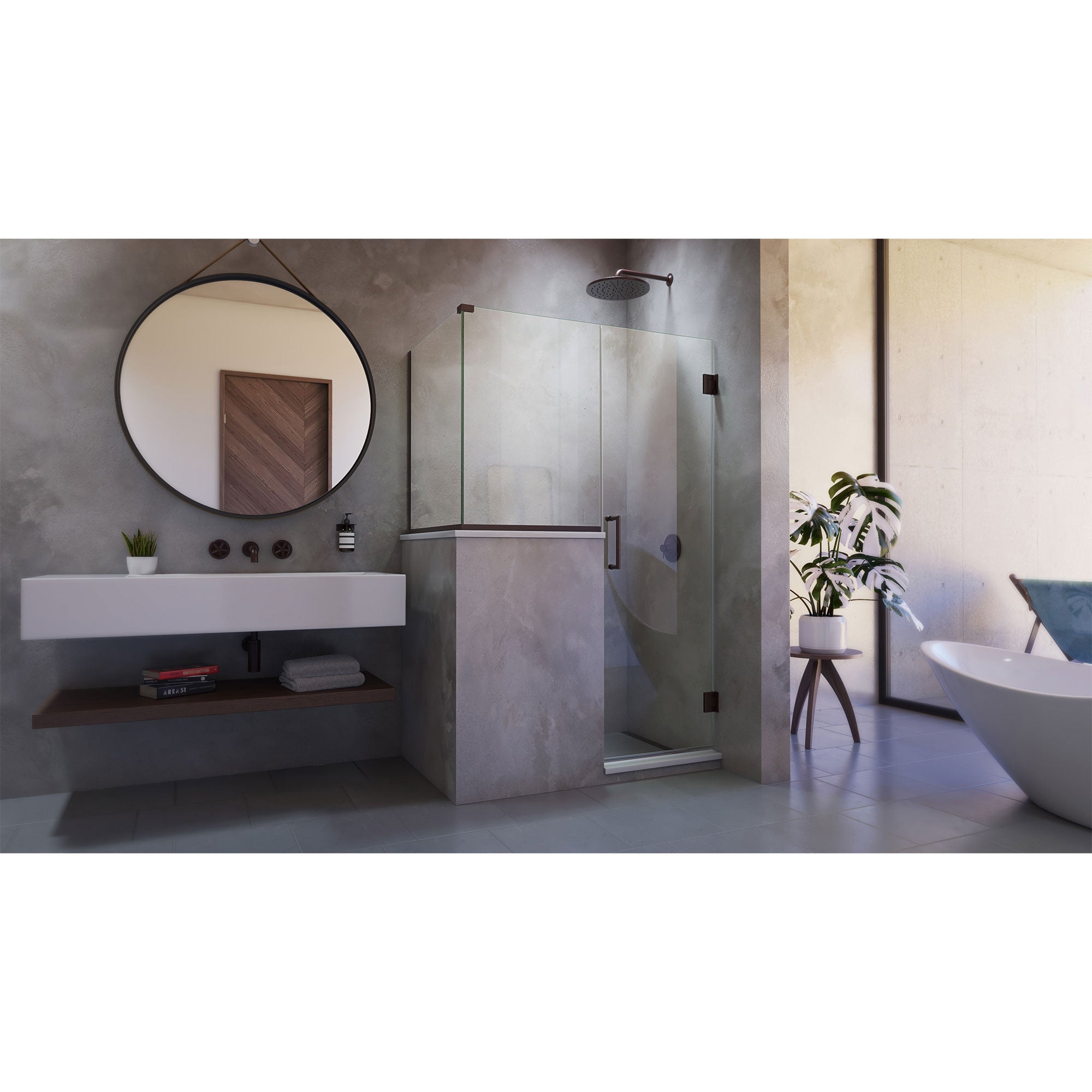 DreamLine Unidoor Plus 47" W Shower Enclosure