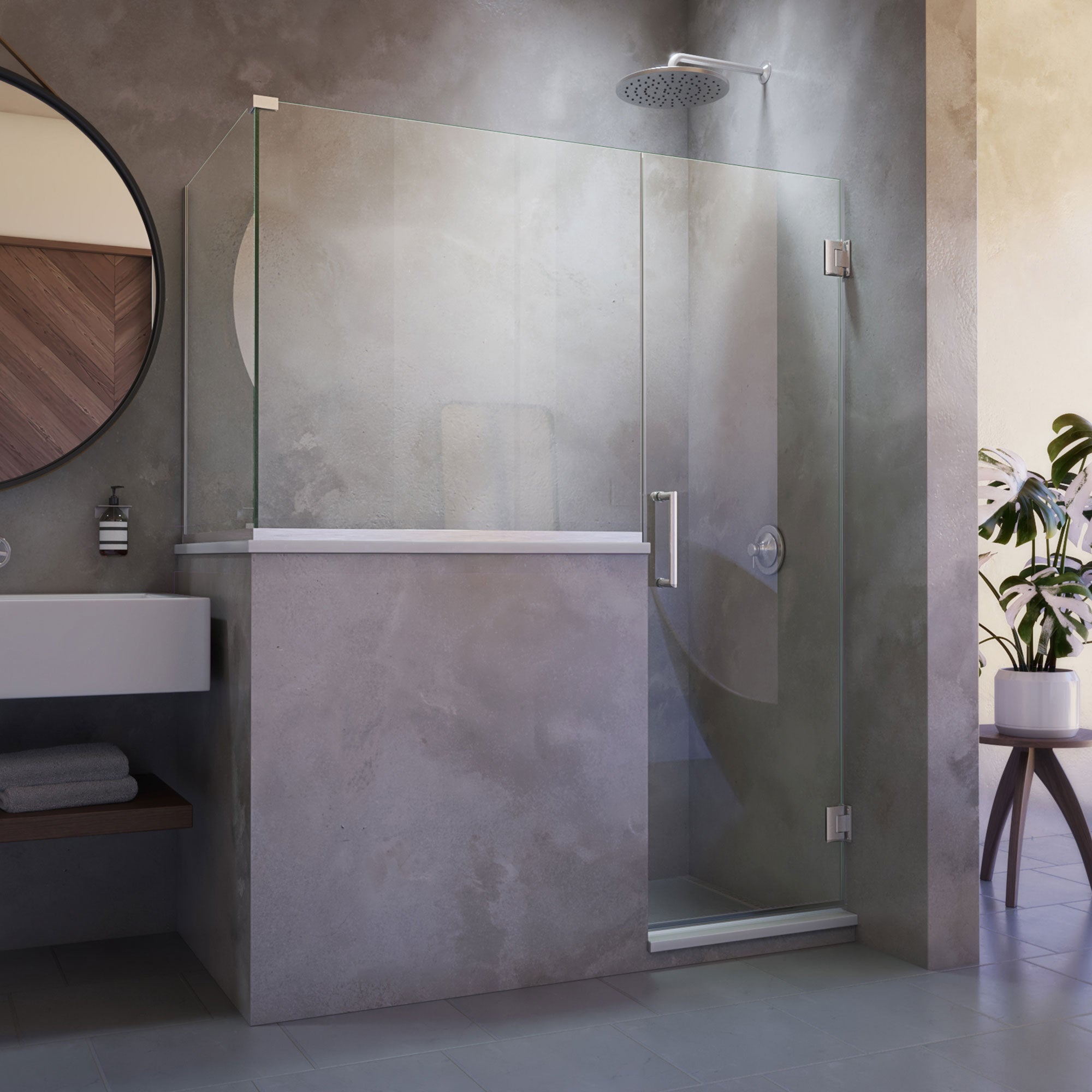 DreamLine Unidoor Plus 58" W Shower Enclosure