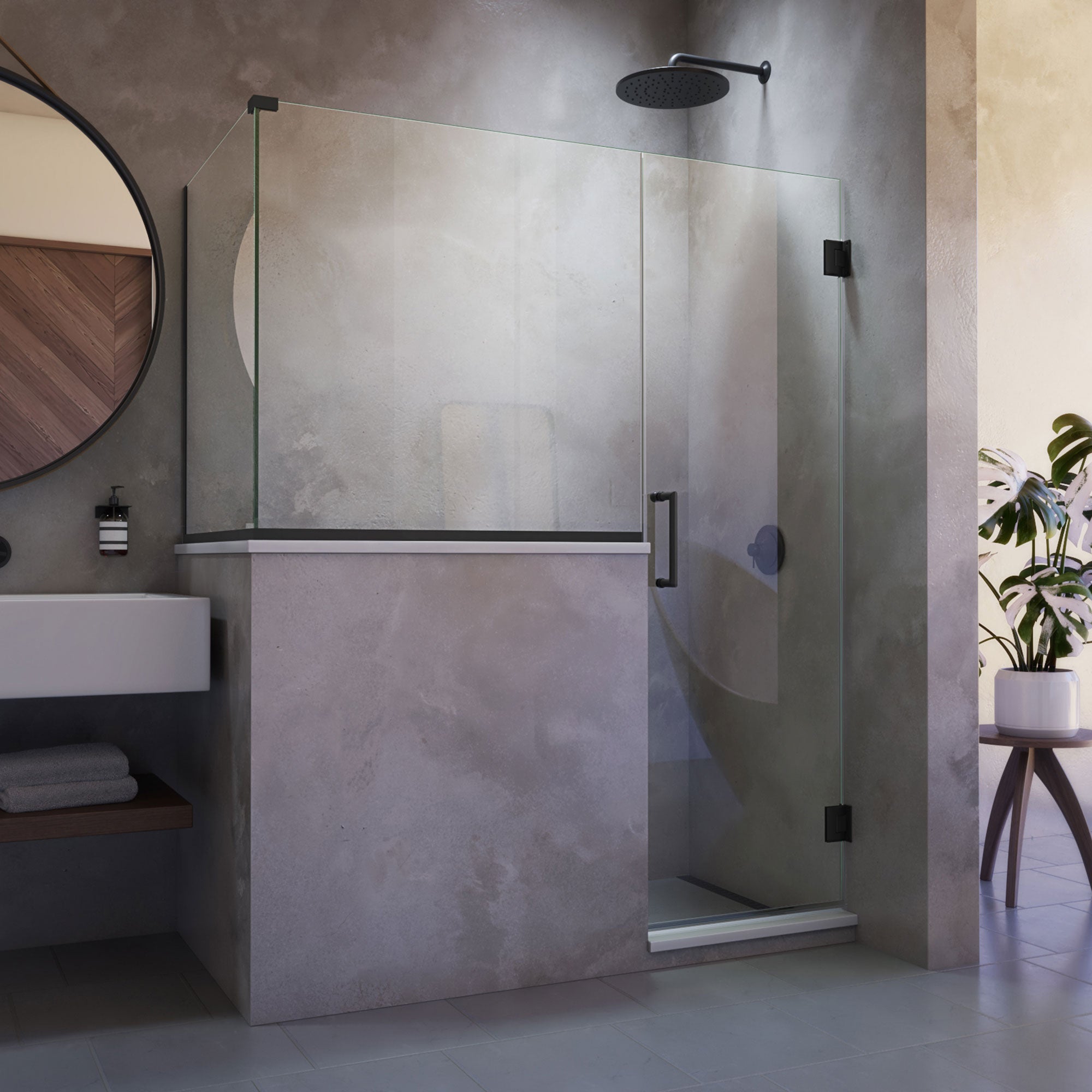 DreamLine Unidoor Plus 58" W Shower Enclosure
