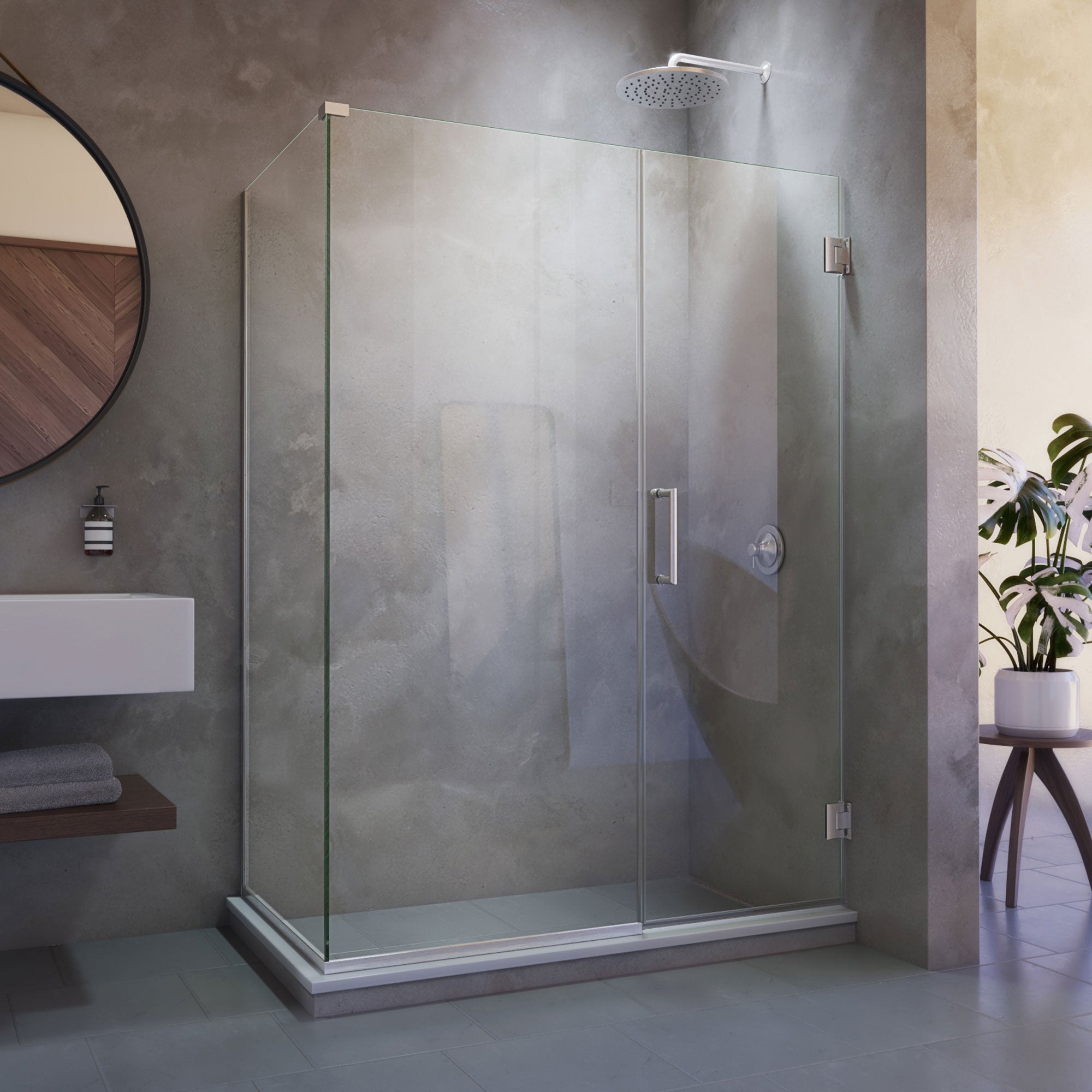 DreamLine Unidoor Plus 57" W Shower Enclosure