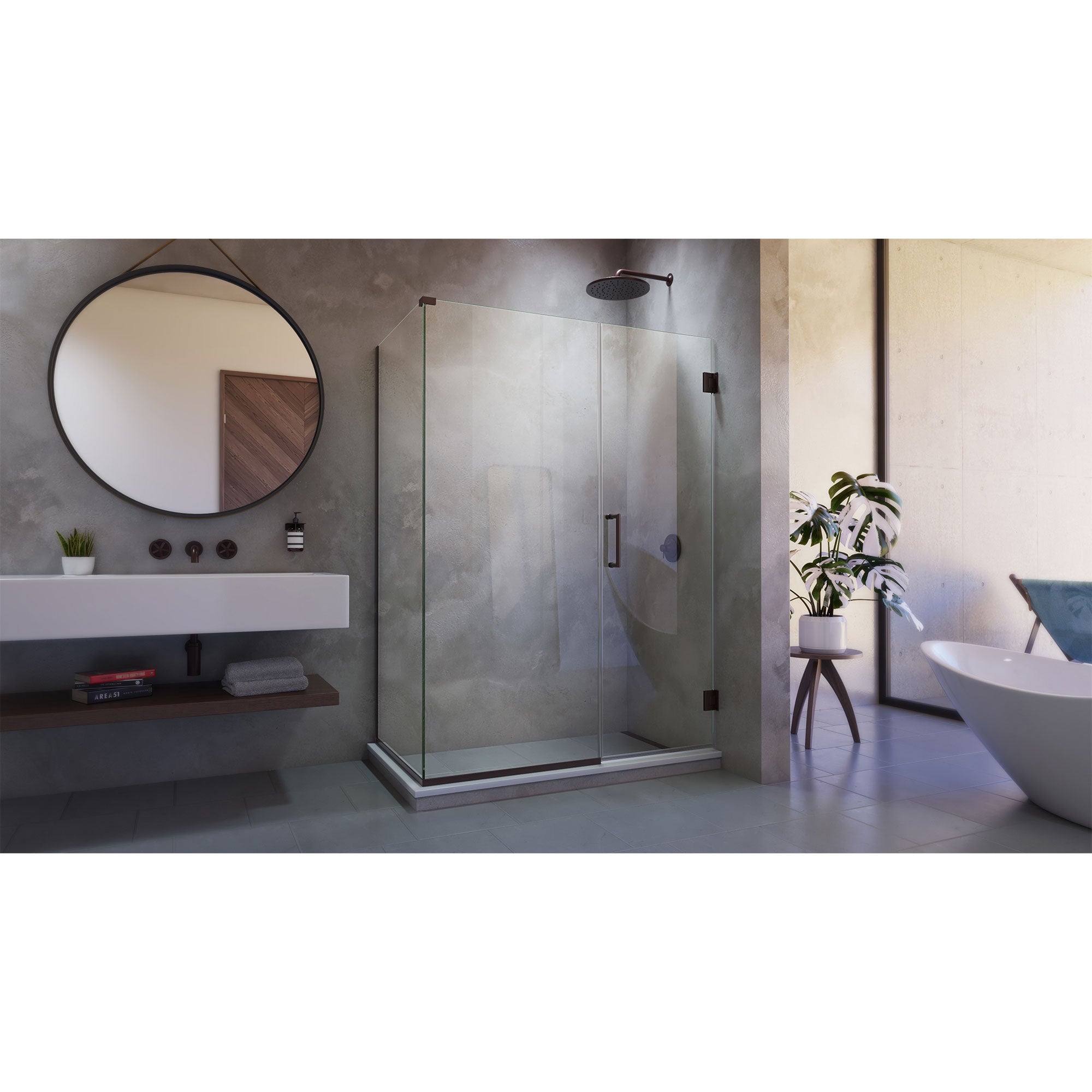 DreamLine Unidoor Plus 60" W Shower Enclosure
