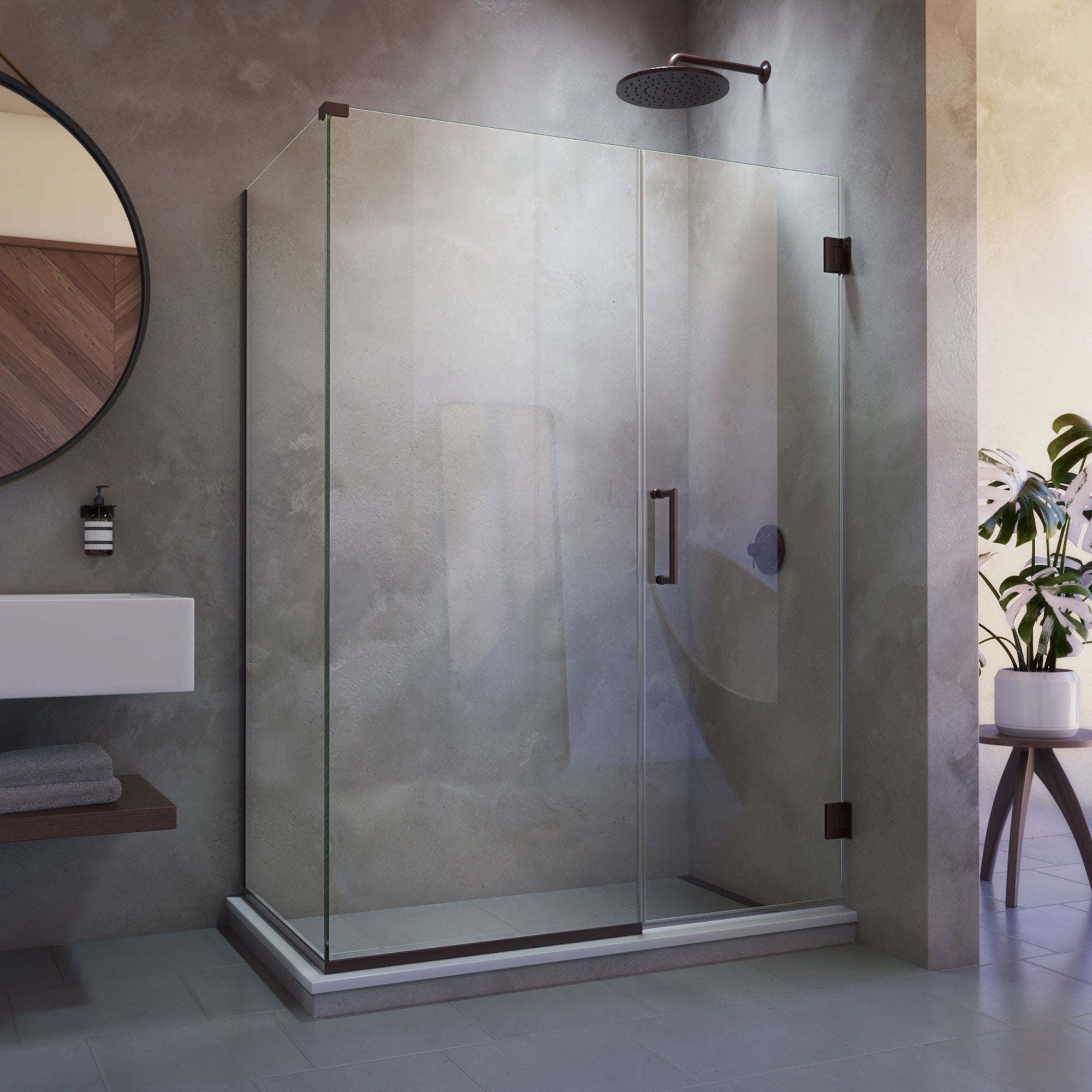 DreamLine Unidoor Plus 60" W Shower Enclosure