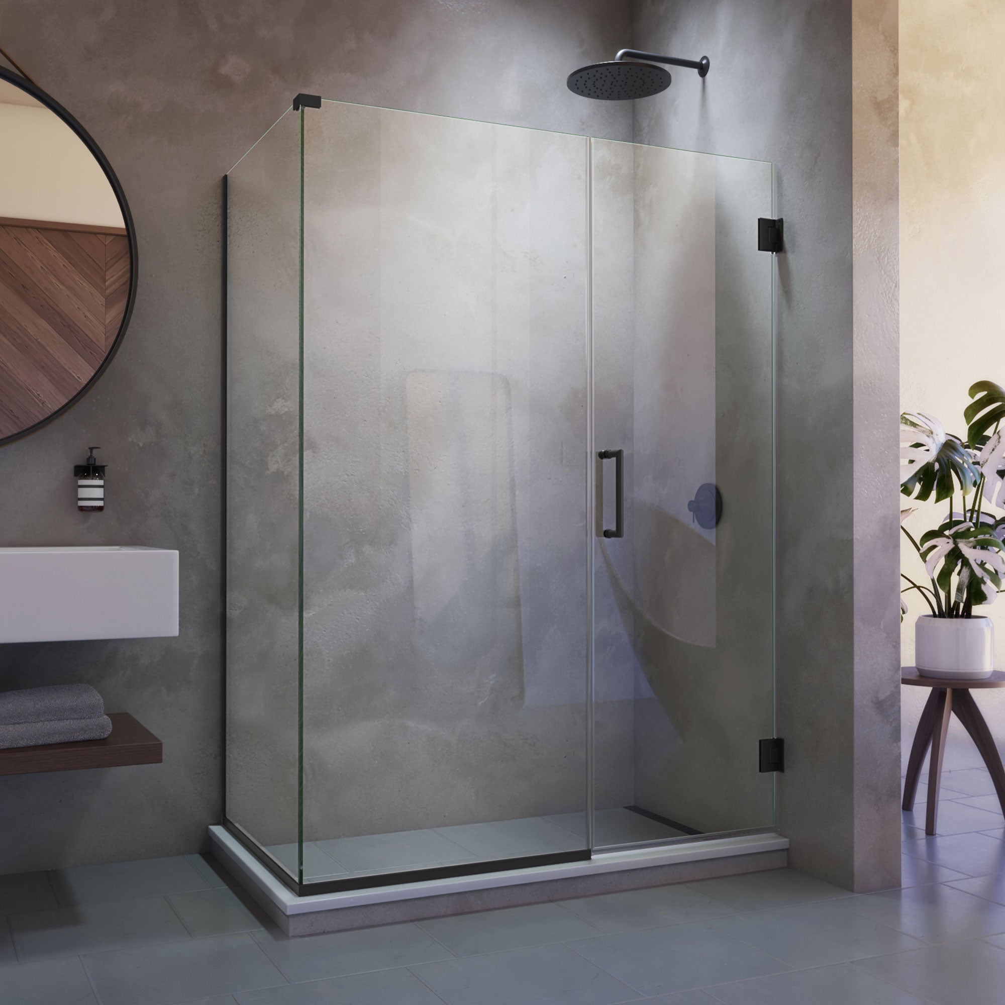 DreamLine Unidoor Plus 57" W Shower Enclosure