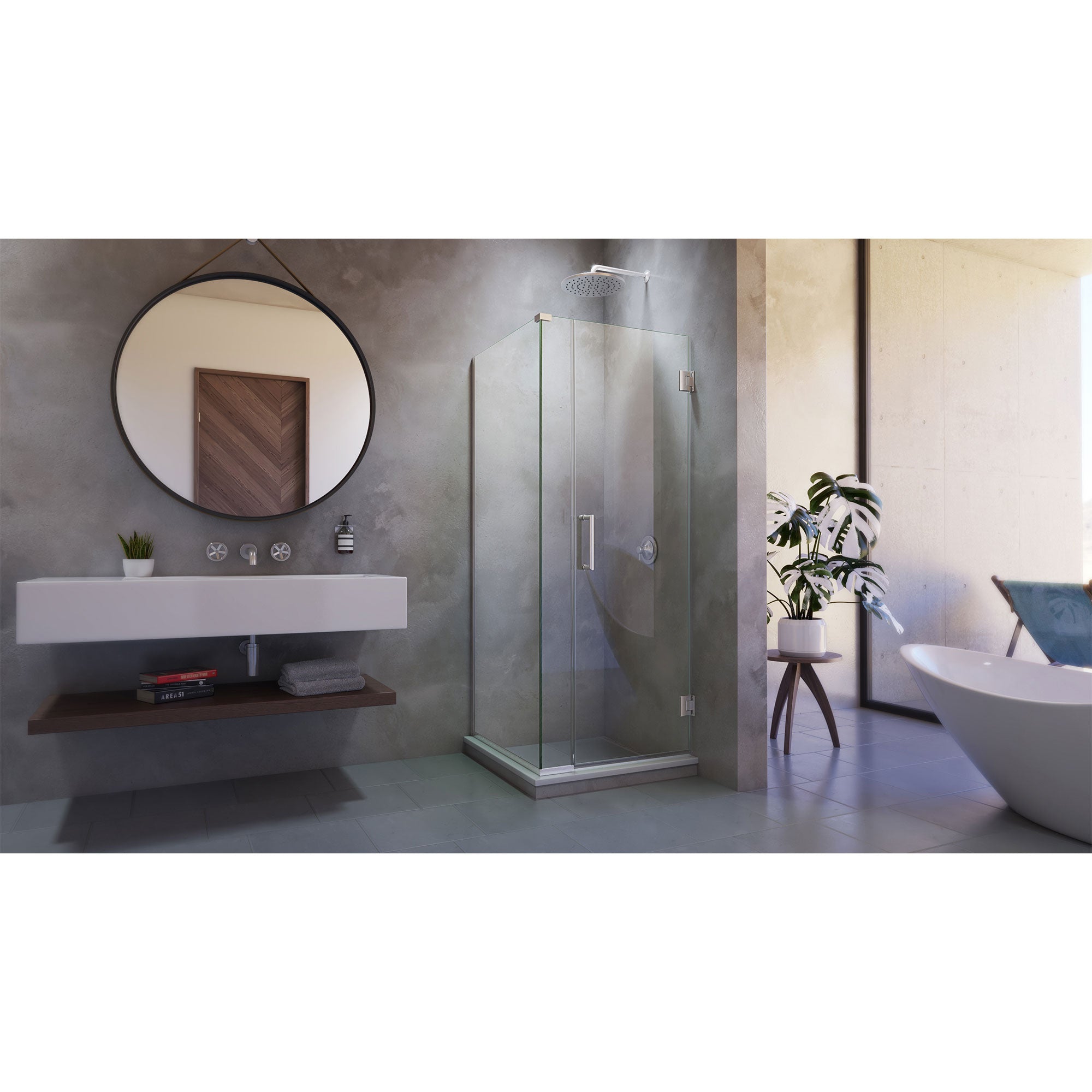 DreamLine Unidoor Plus 36.5" W Shower Enclosure