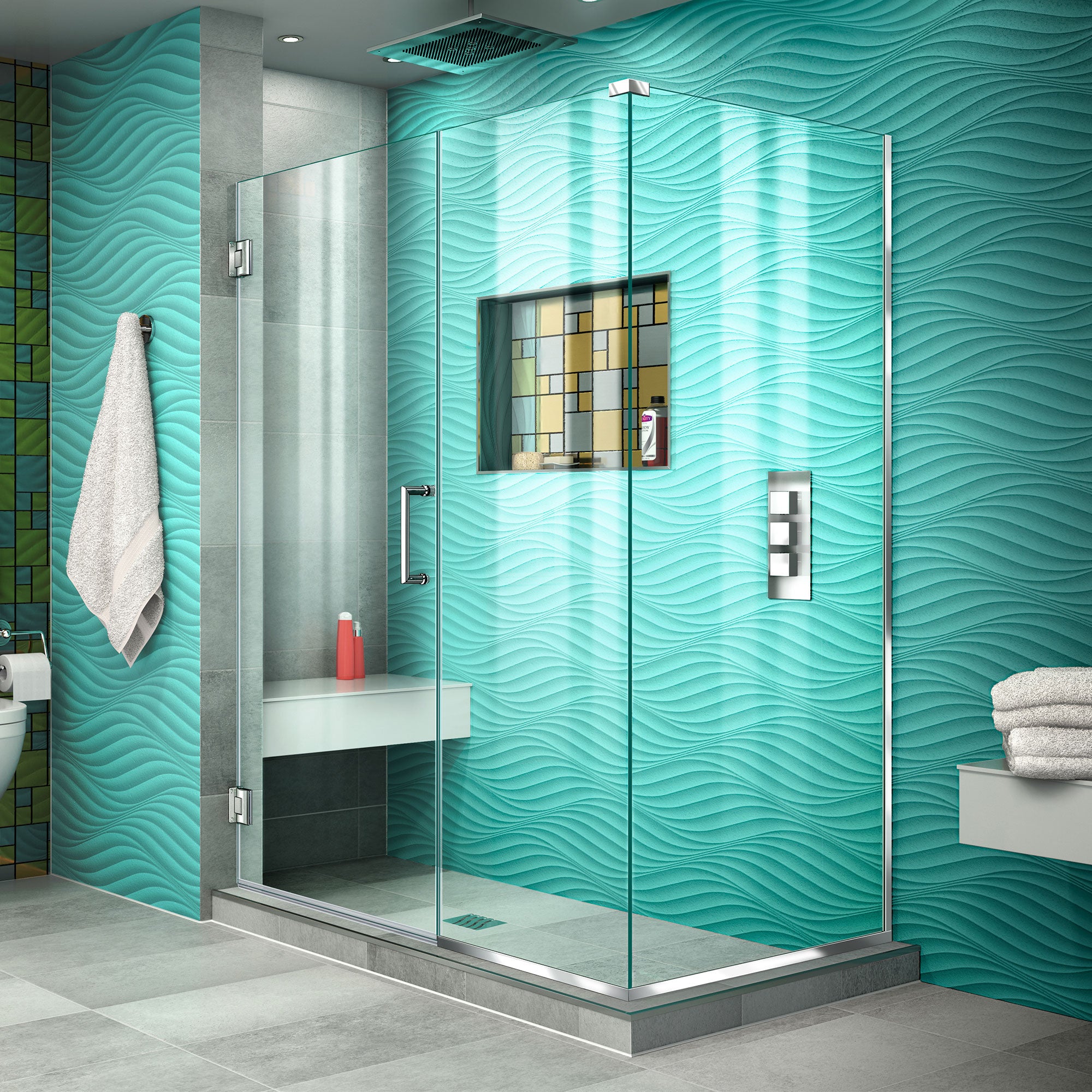 DreamLine Unidoor Plus 50" W Shower Enclosure