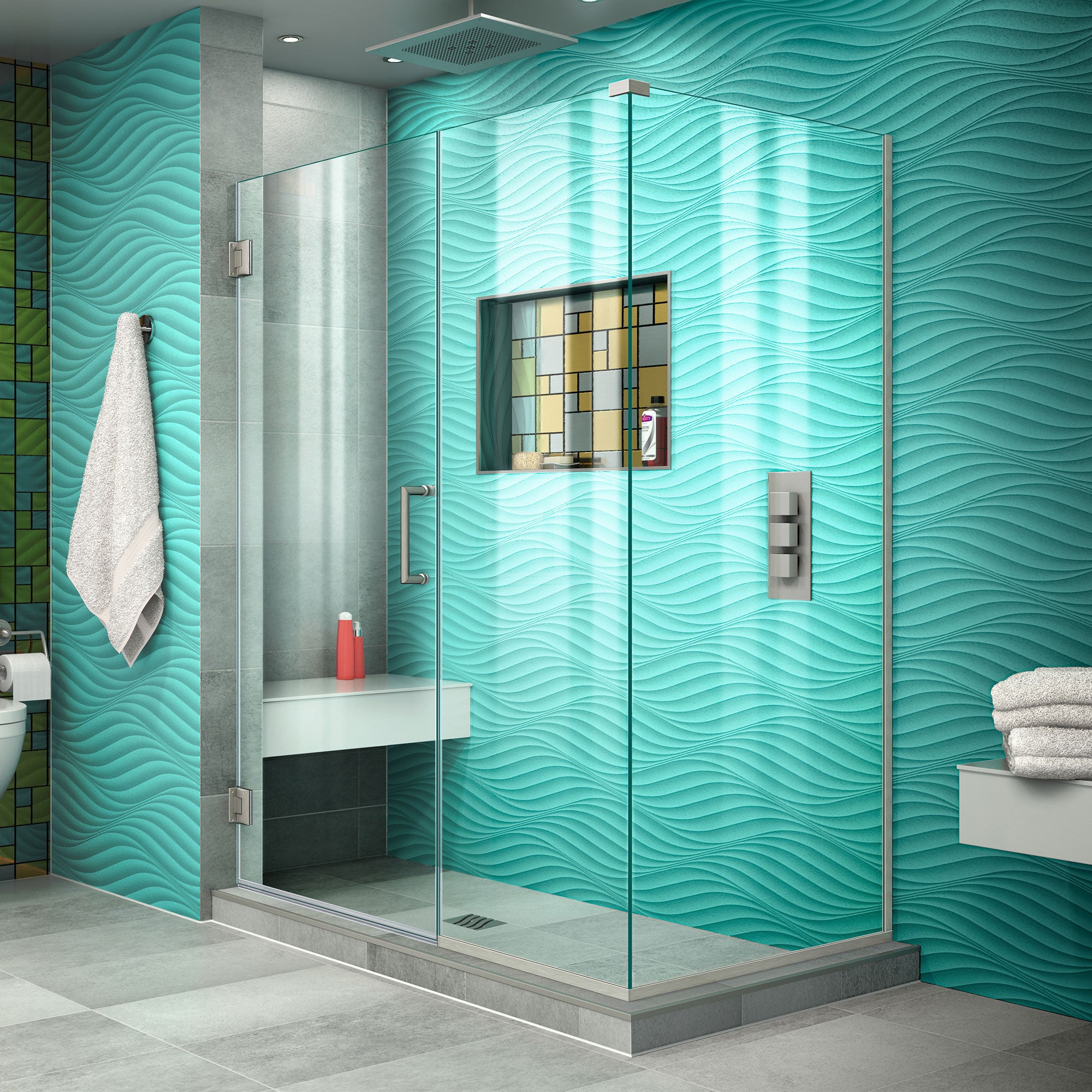 DreamLine Unidoor Plus 52.5" W Shower Enclosure