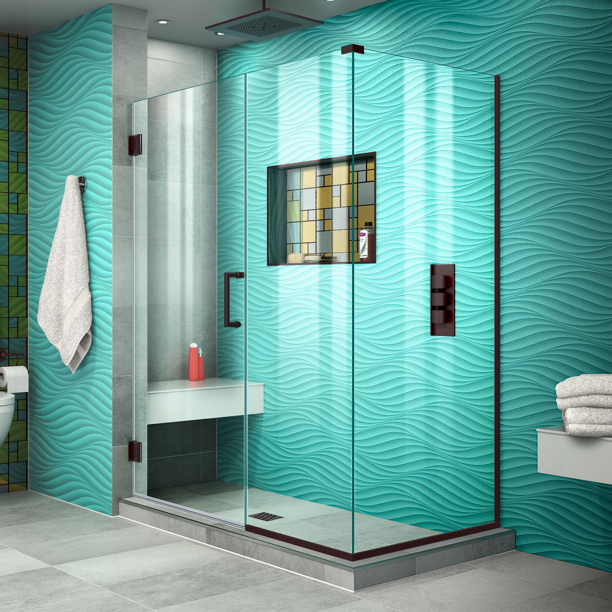 DreamLine Unidoor Plus 52.5" W Shower Enclosure