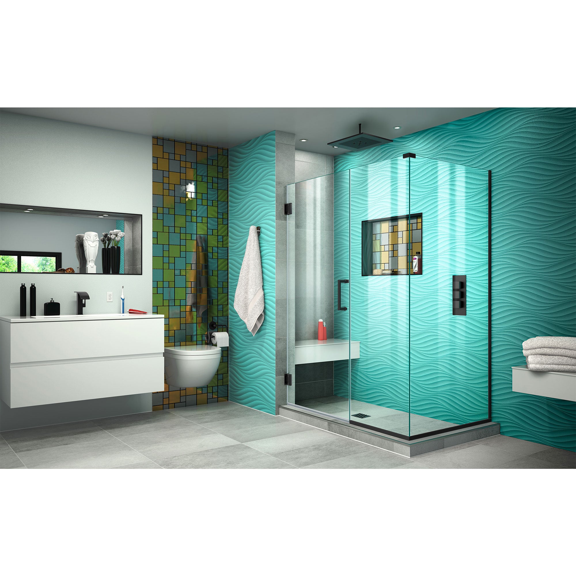 DreamLine Unidoor Plus 51" W Shower Enclosure