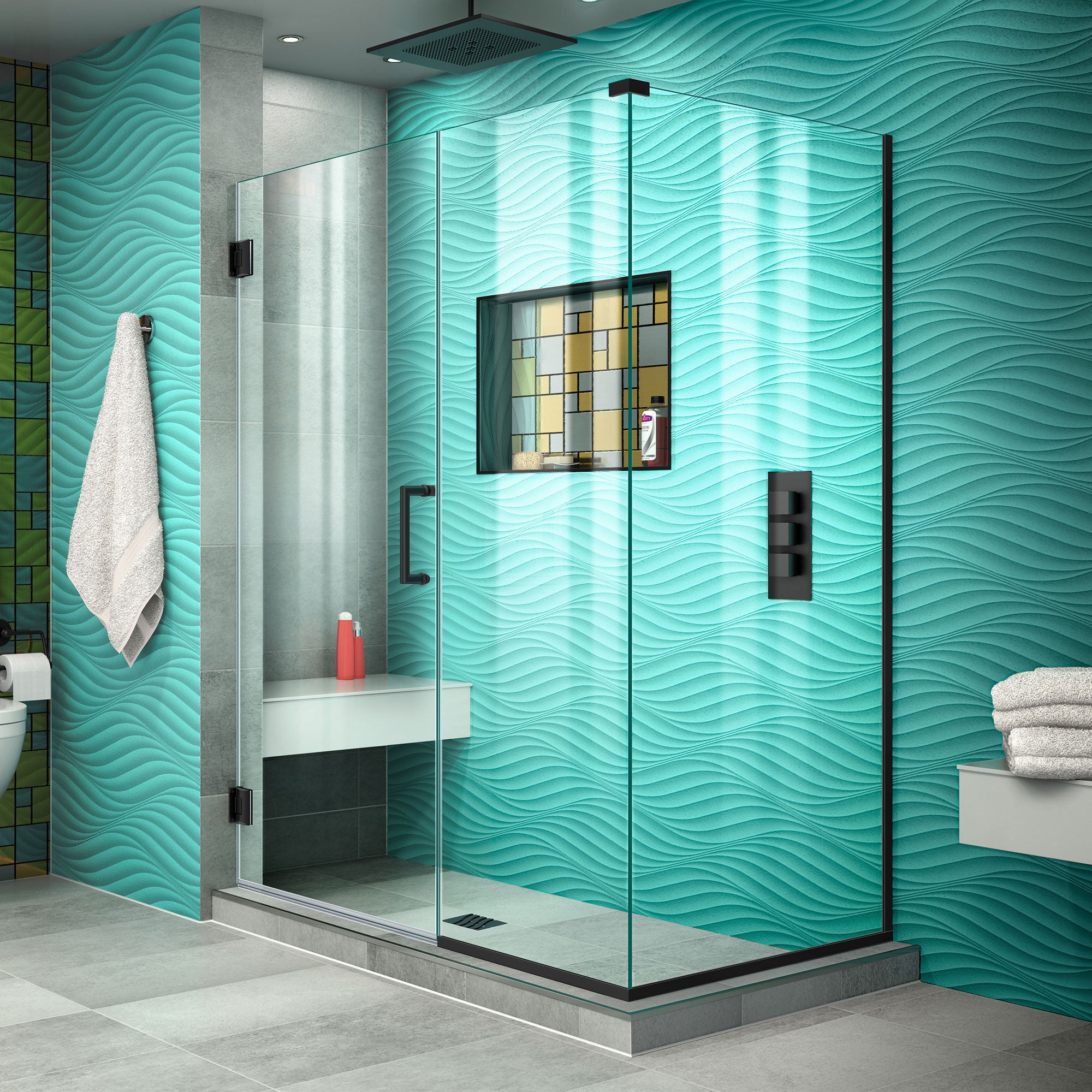 DreamLine Unidoor Plus 52.5" W Shower Enclosure