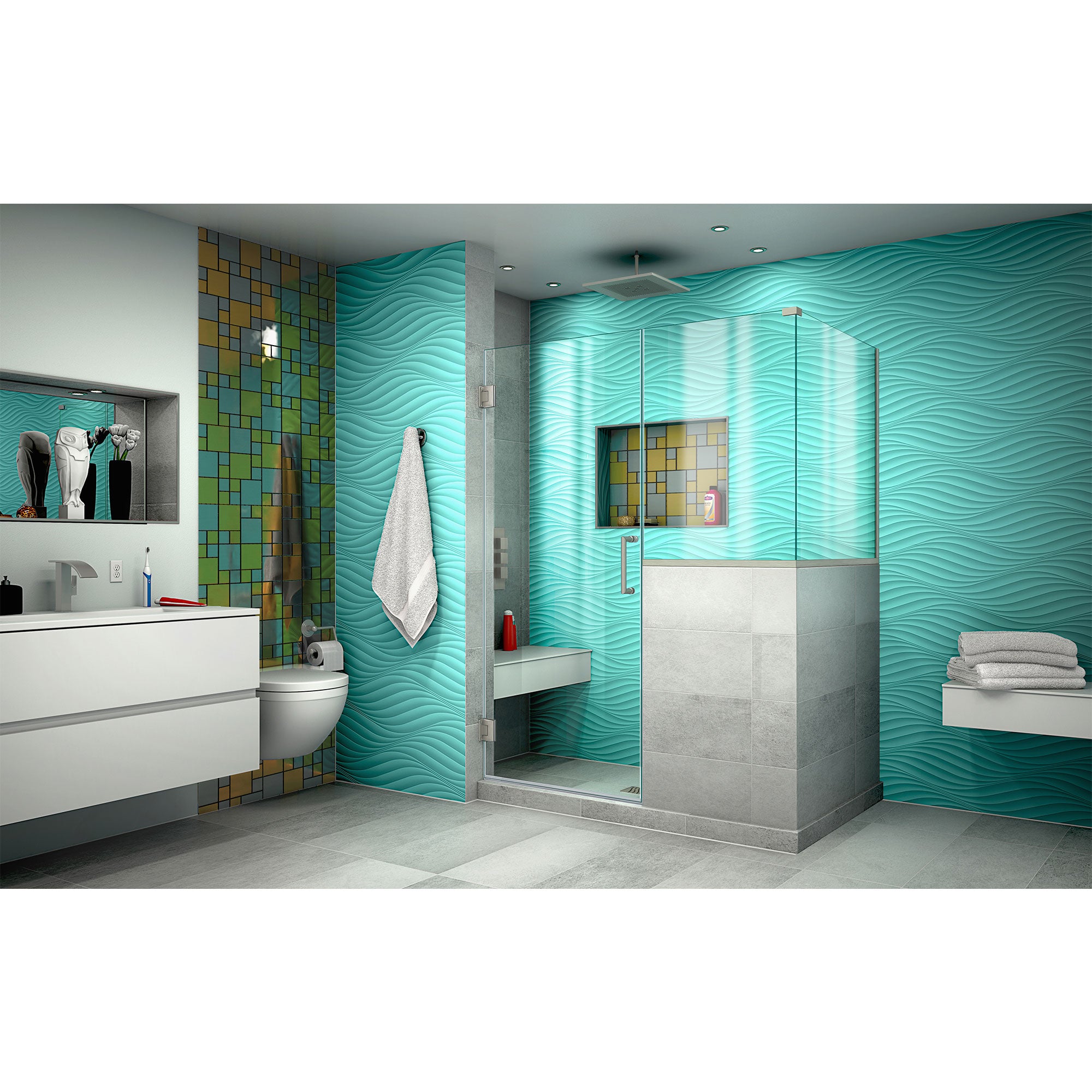 DreamLine Unidoor Plus 48" W Shower Enclosure