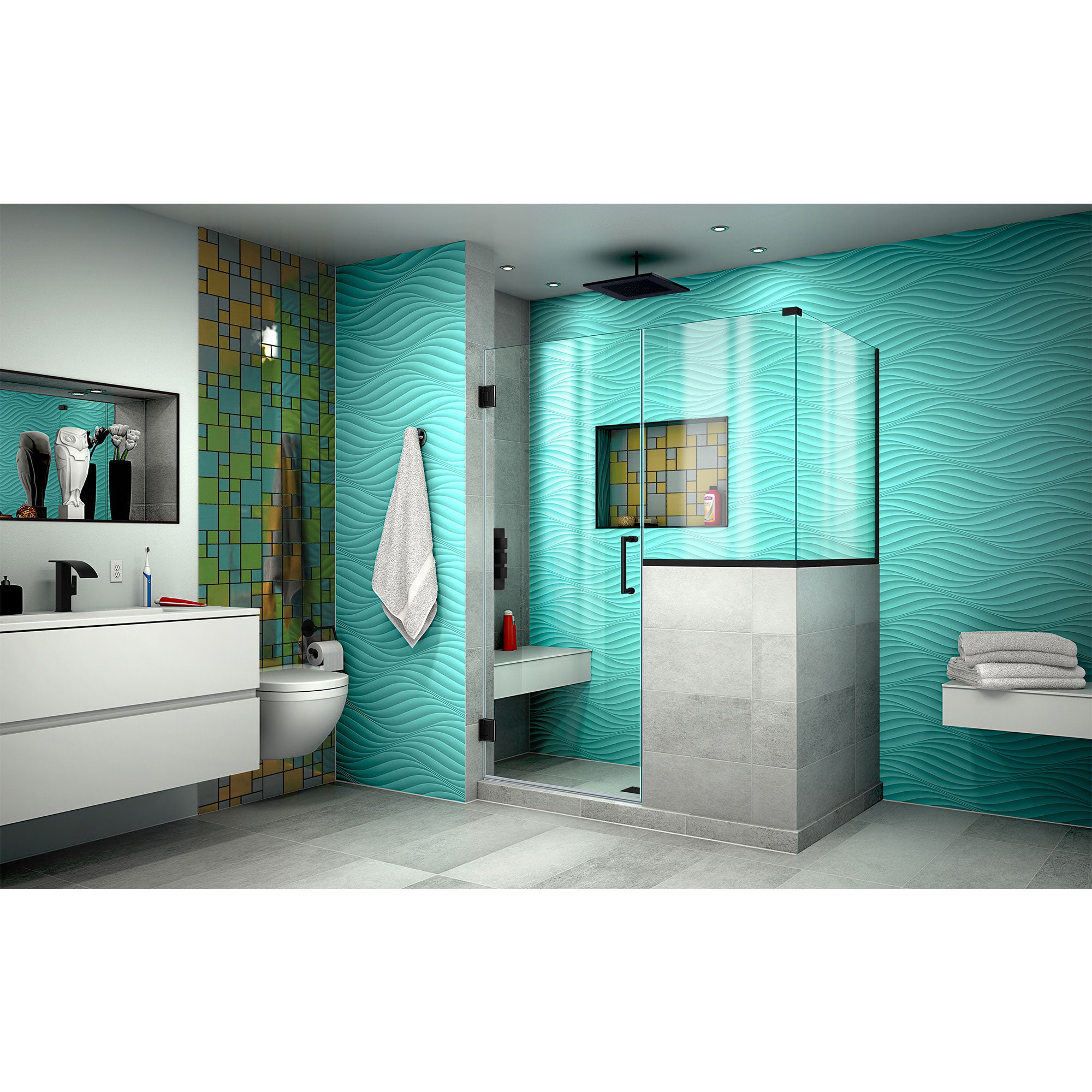 DreamLine Unidoor Plus 48" W Shower Enclosure