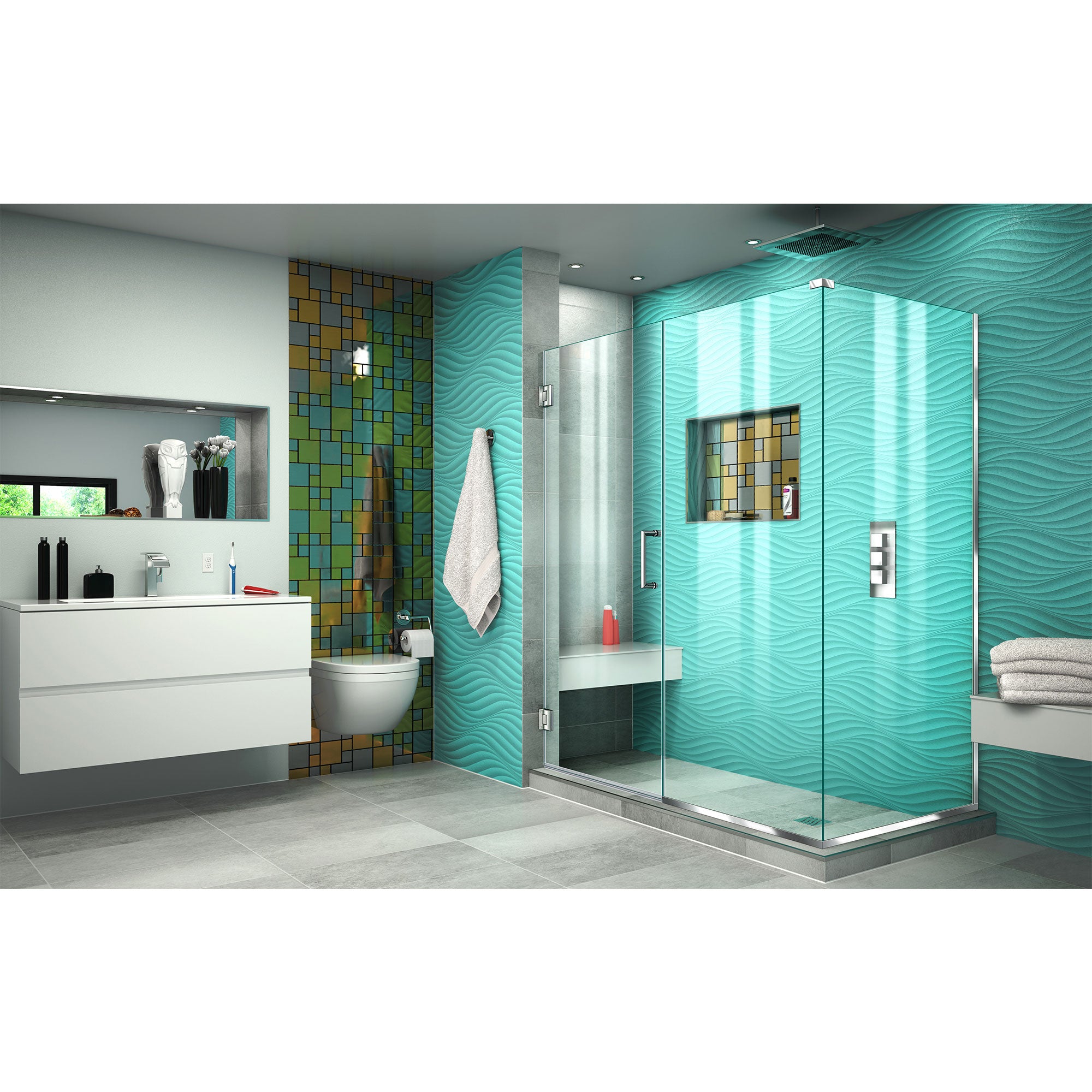 DreamLine Unidoor Plus 60" W Shower Enclosure