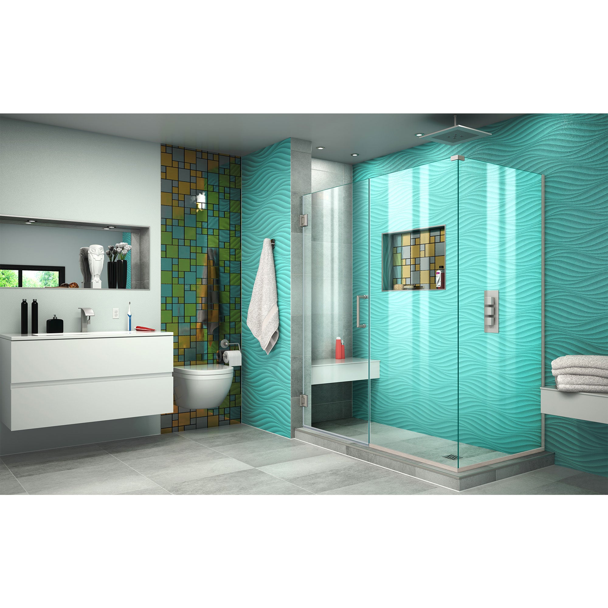 DreamLine Unidoor Plus 60" W Shower Enclosure