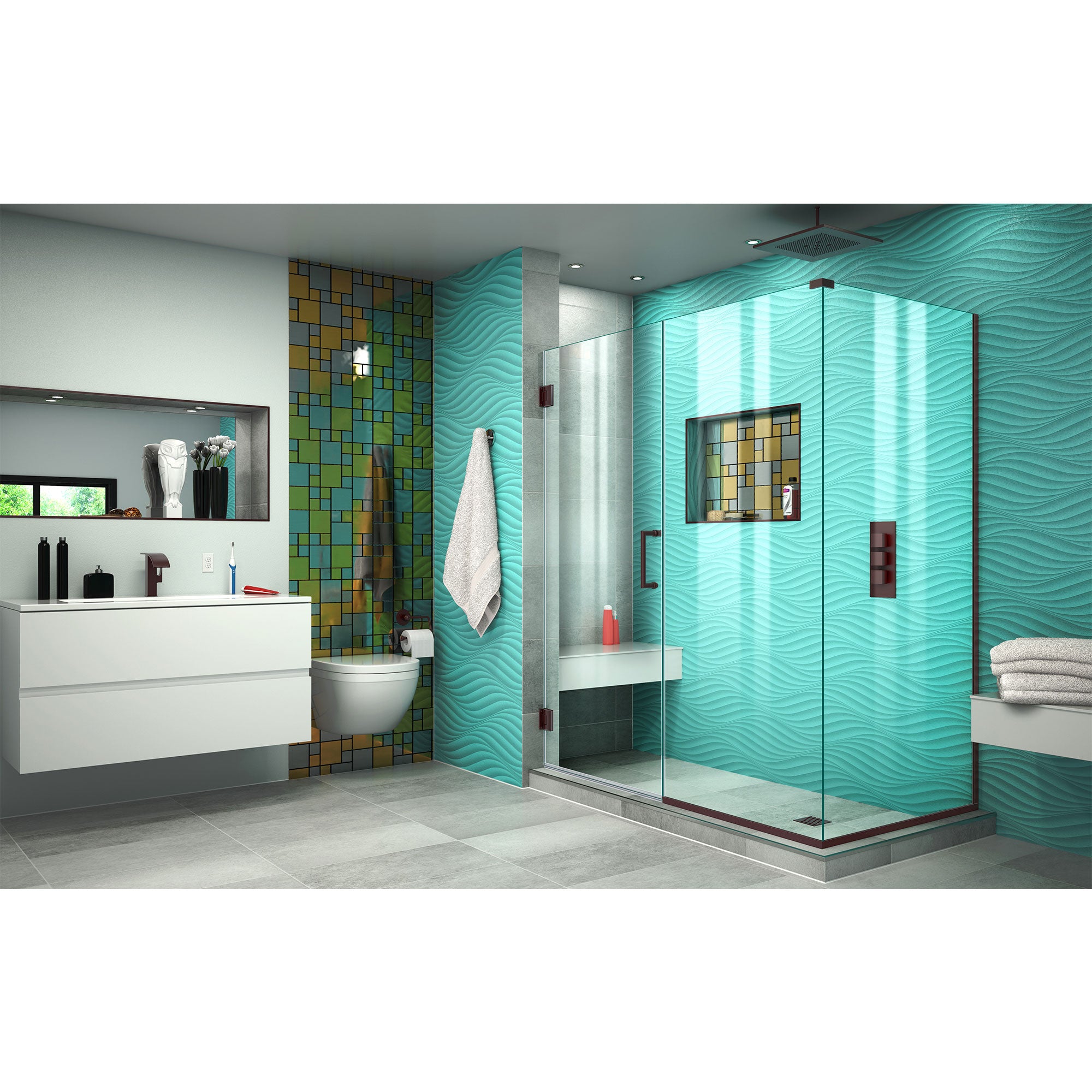 DreamLine Unidoor Plus 60" W Shower Enclosure