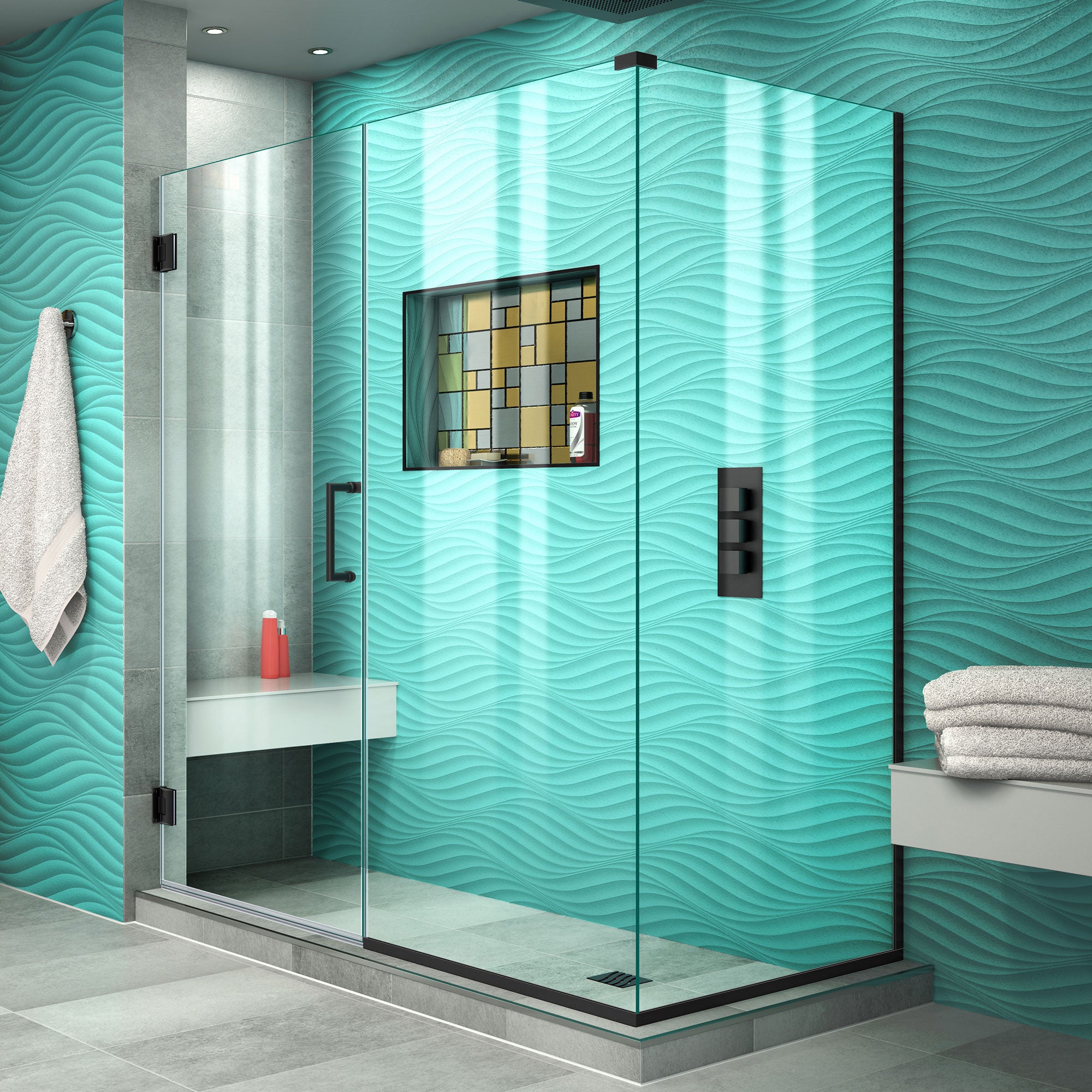 DreamLine Unidoor Plus 58.5" W Shower Enclosure