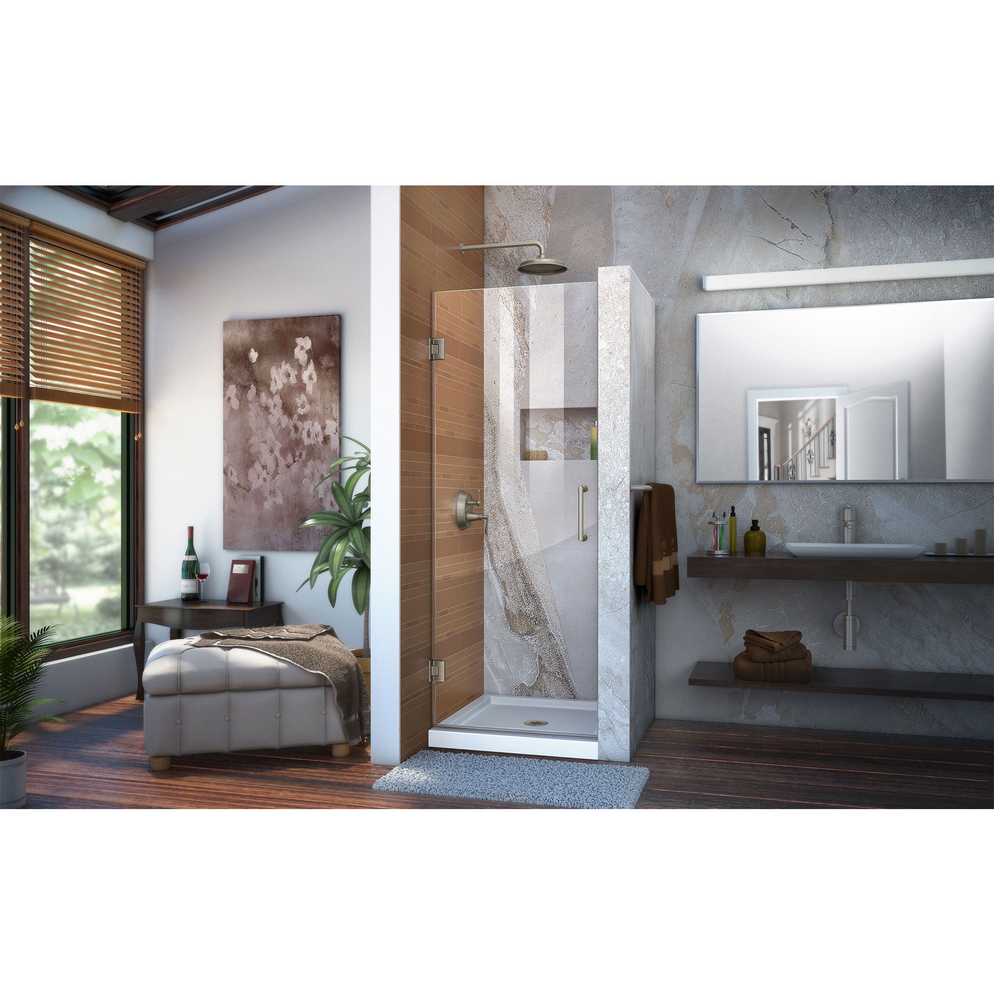 DreamLine Unidoor 25" W Shower Door