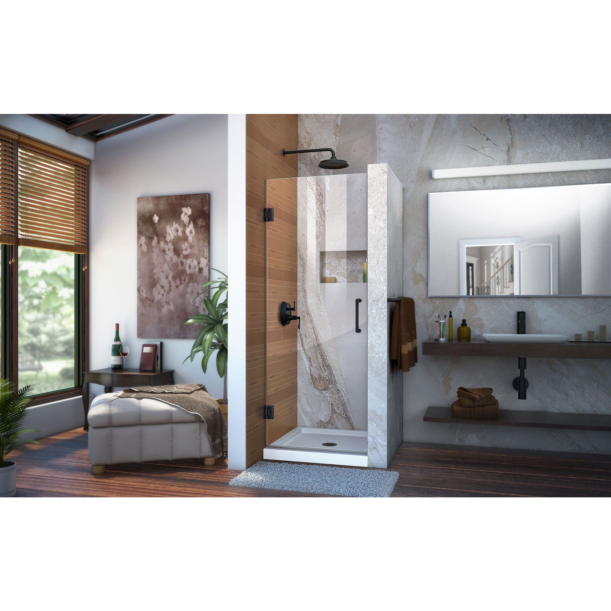 DreamLine Unidoor 25" W Shower Door