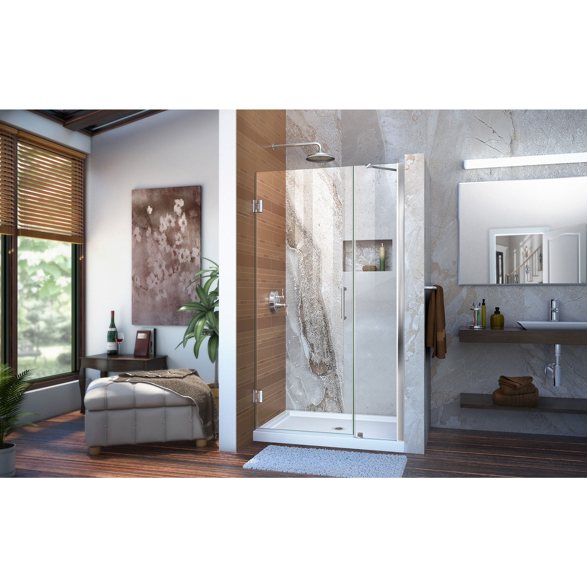 DreamLine Unidoor 37-38" W Shower Door