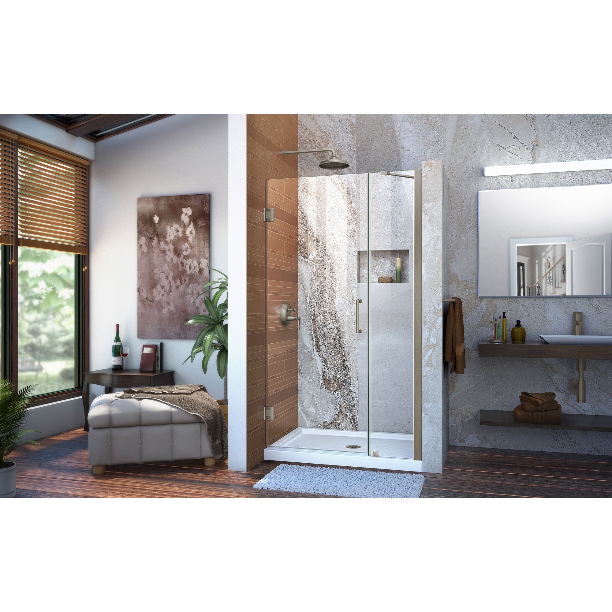DreamLine Unidoor 37-38" W Shower Door