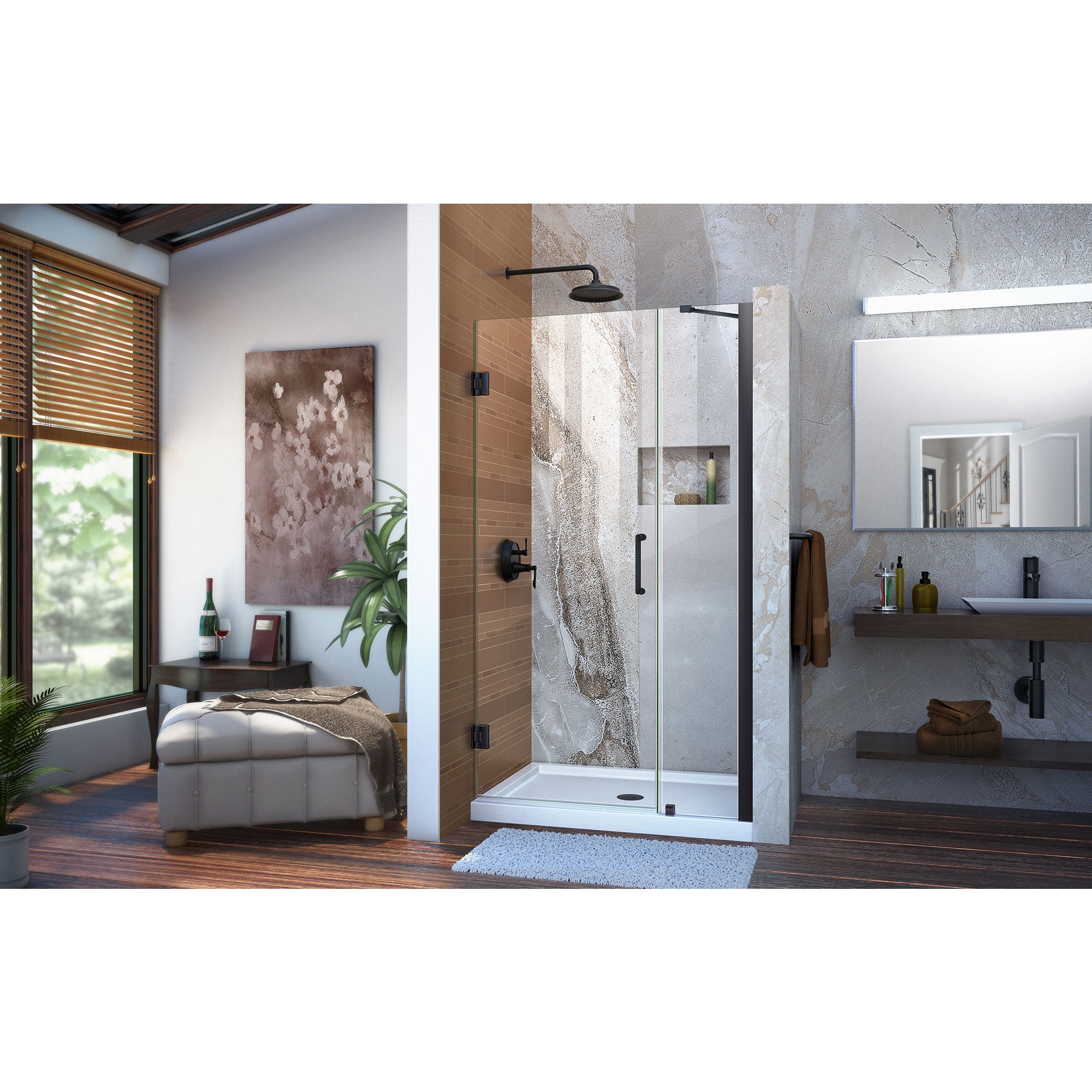 DreamLine Unidoor 37-38" W Shower Door