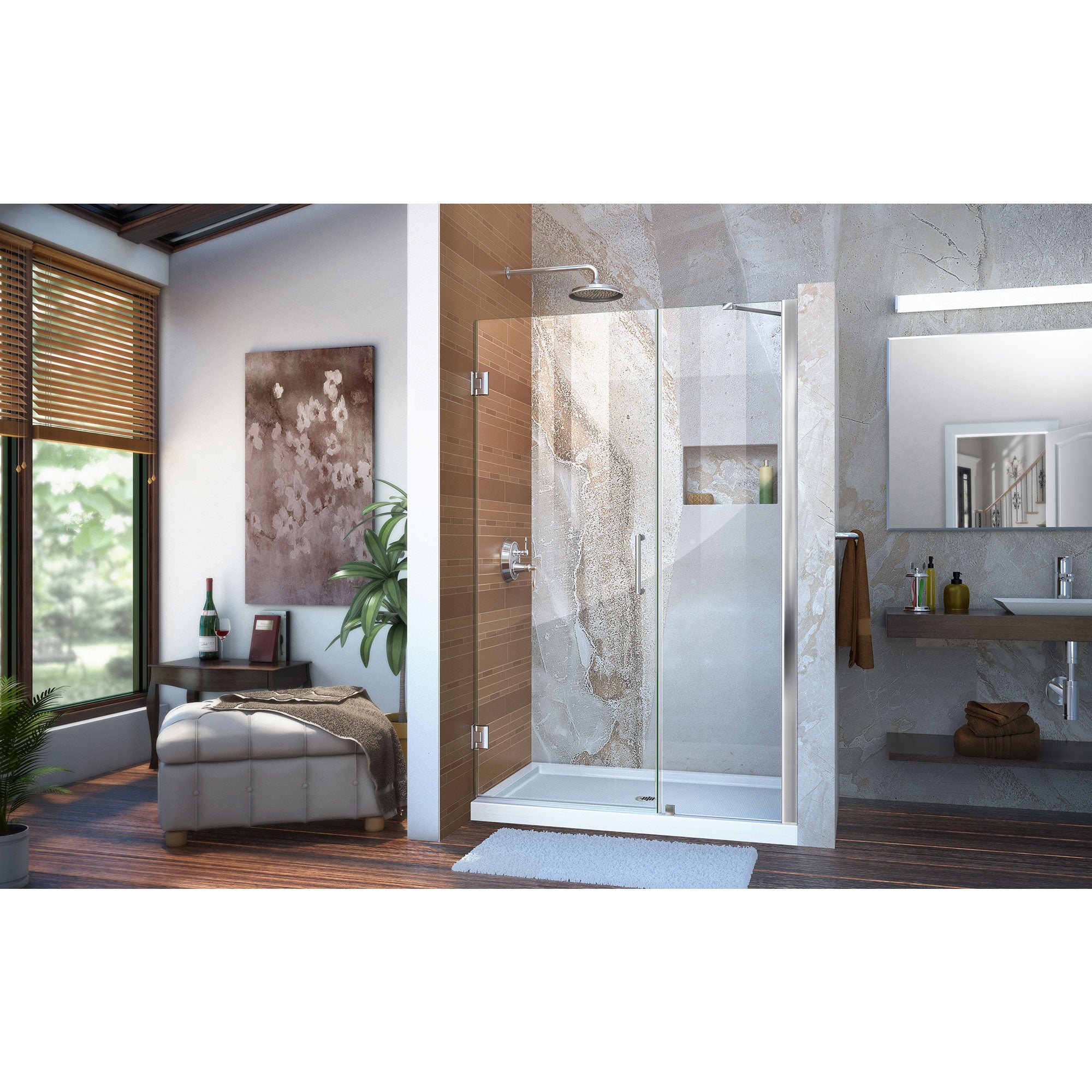 DreamLine Unidoor 47-48" W Shower Door
