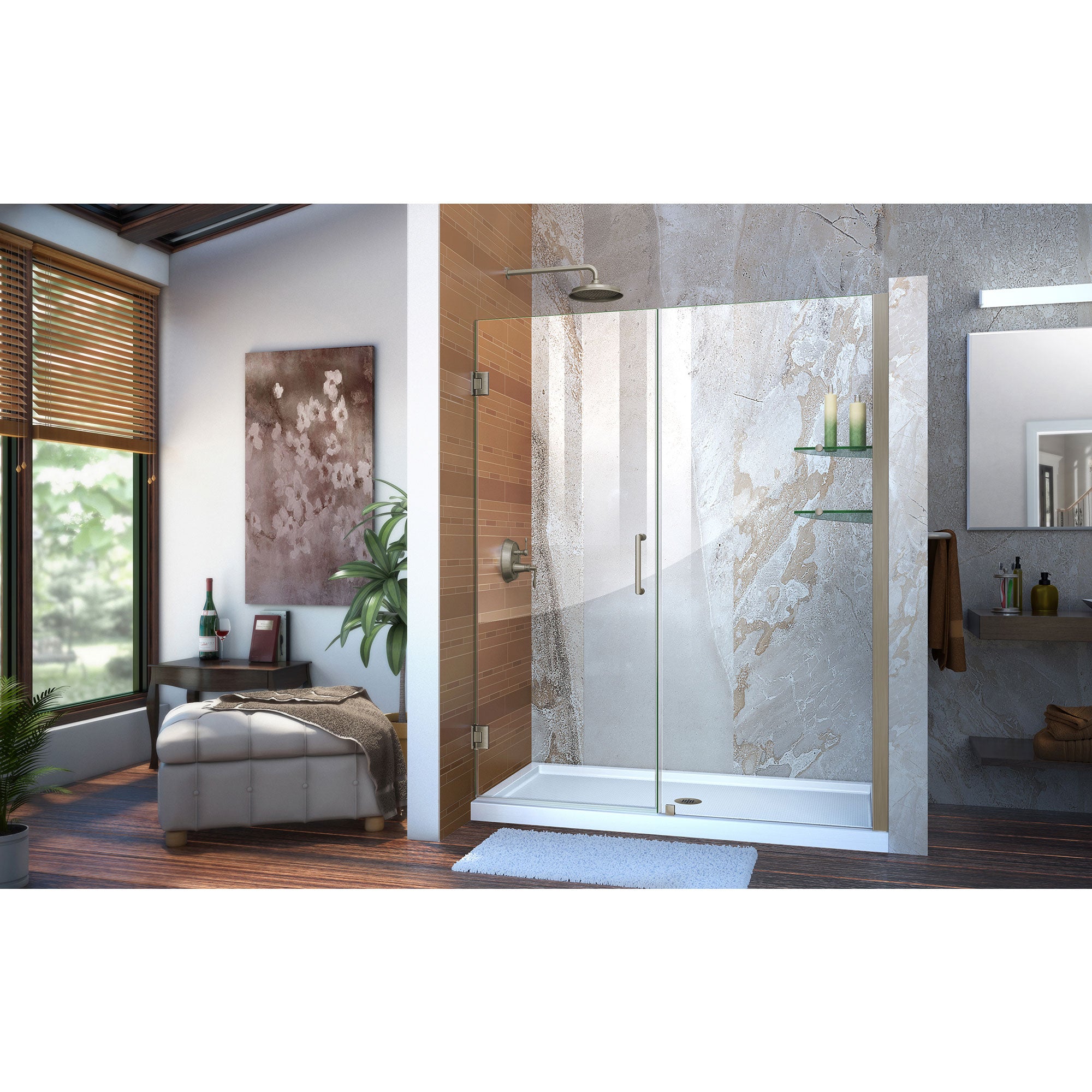 DreamLine Unidoor 60-61" W Shower Door
