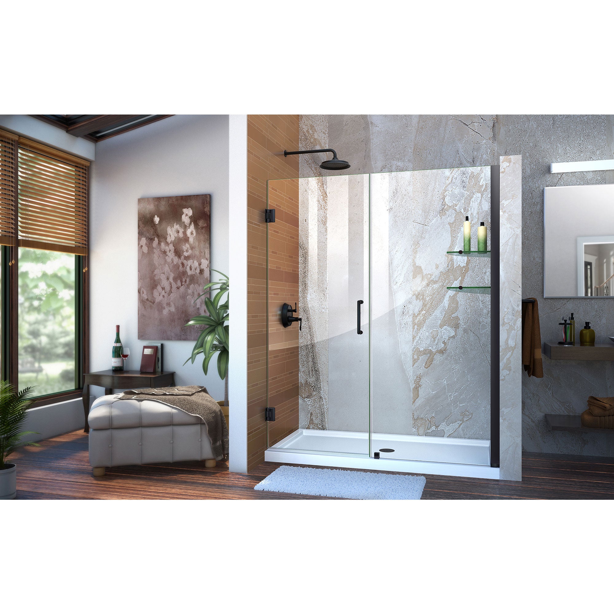 DreamLine Unidoor 60-61" W Shower Door