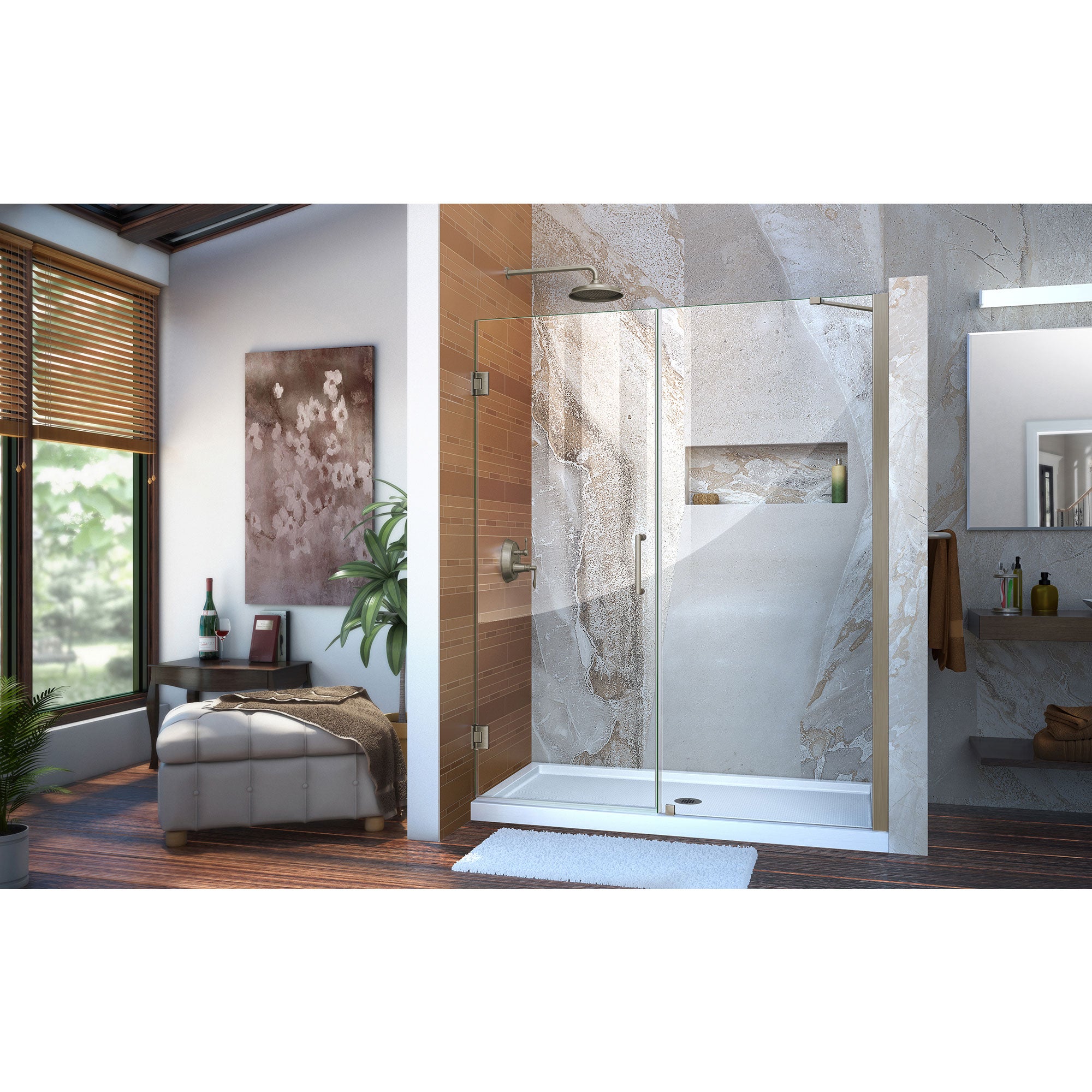 DreamLine Unidoor 58-59" W Shower Door