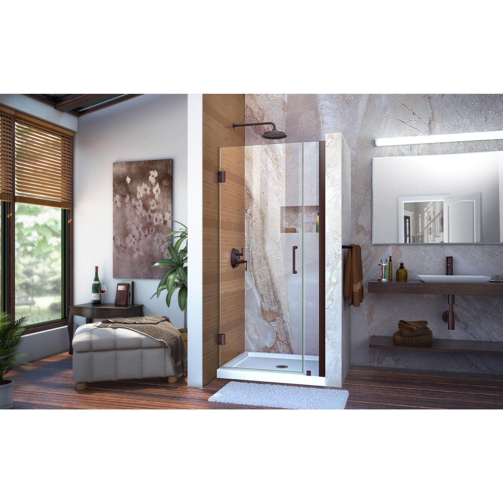 DreamLine Unidoor 36-37" W Shower Door
