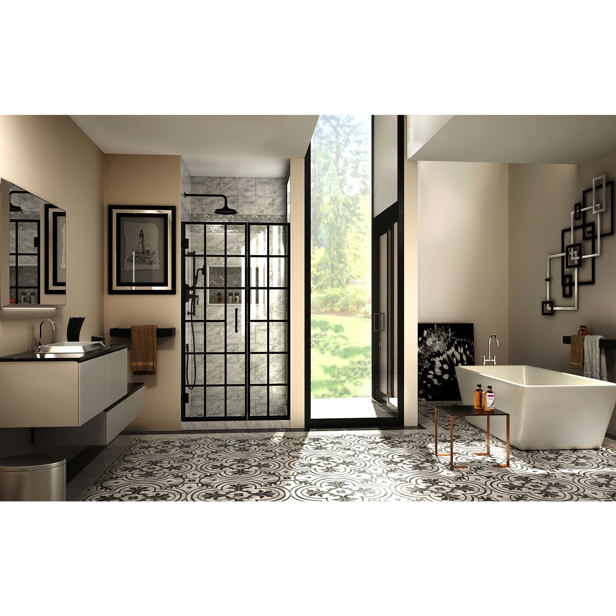 DreamLine Unidoor Toulon 40-40.5" W Shower Door