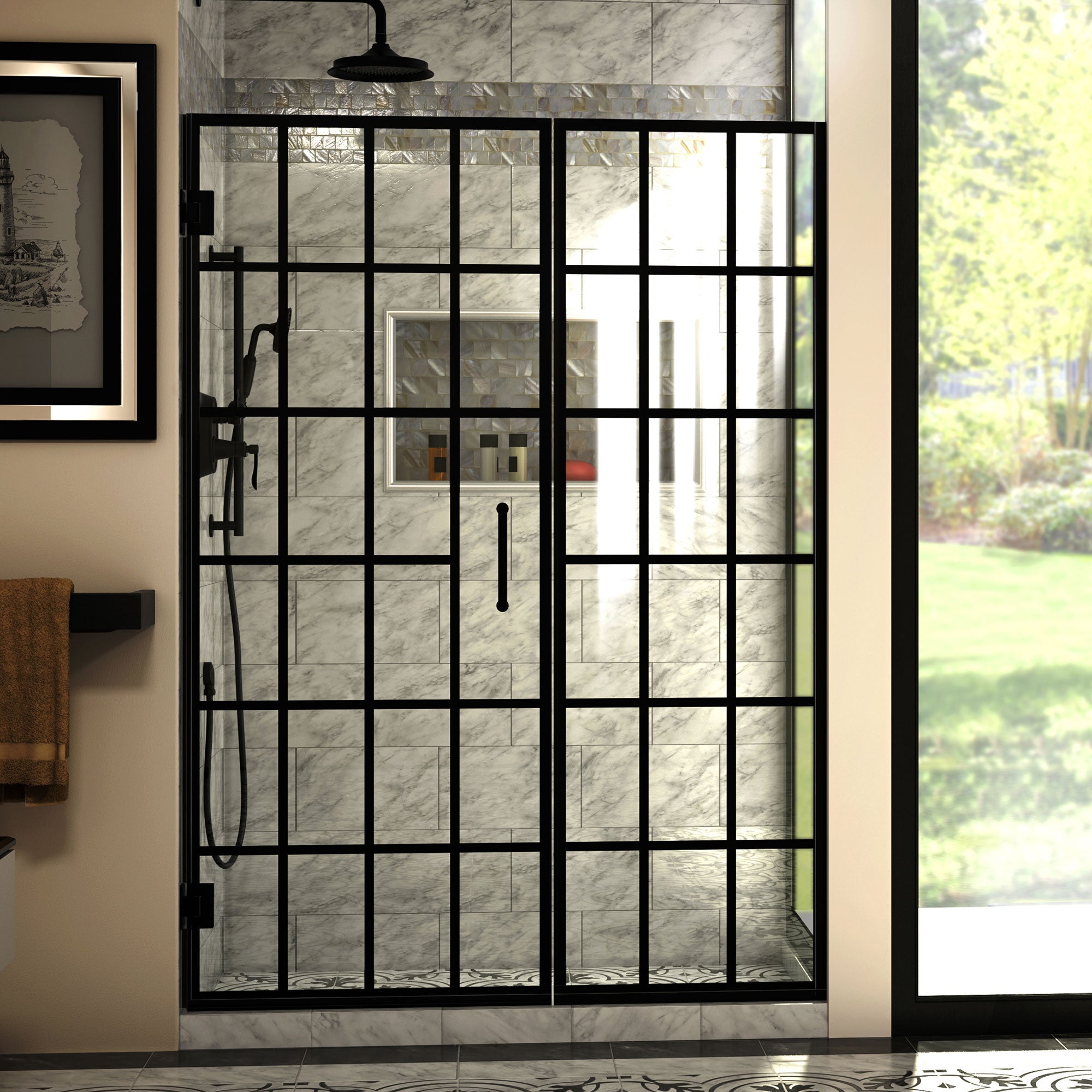 DreamLine Unidoor Toulon 52-52.5" W Shower Door