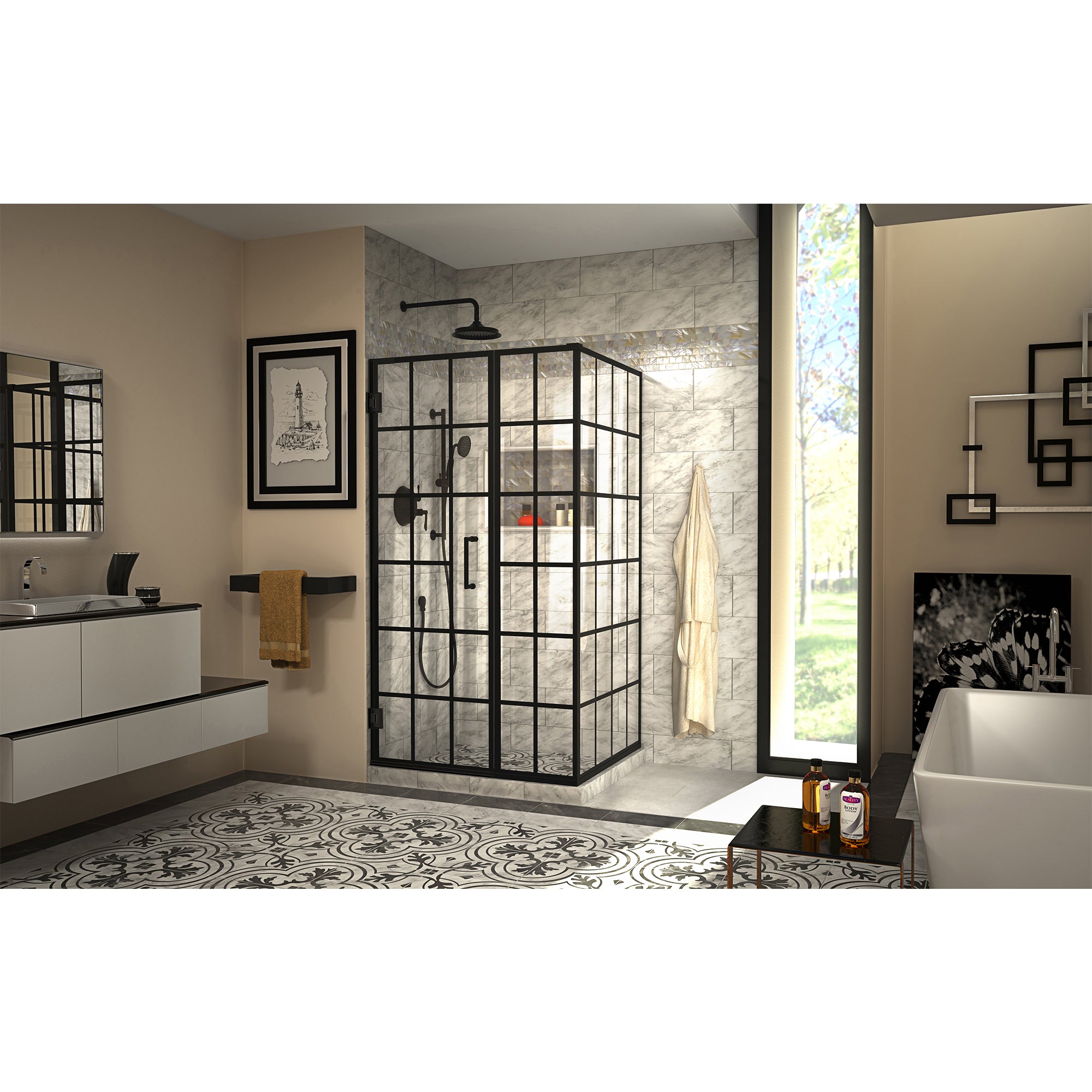 DreamLine Unidoor Toulon 39.88" W Shower Enclosure