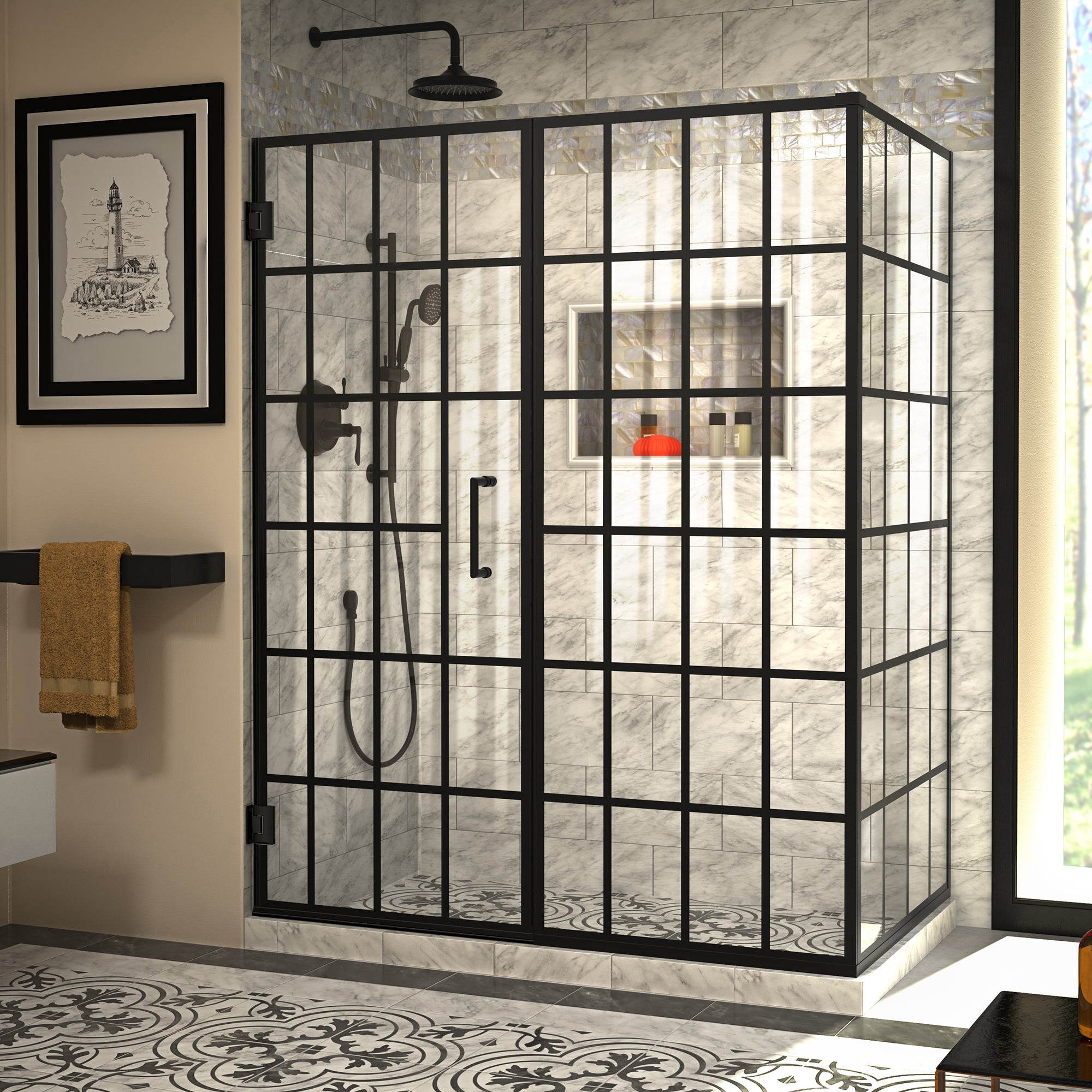 DreamLine Unidoor Toulon 57.88" W Shower Enclosure