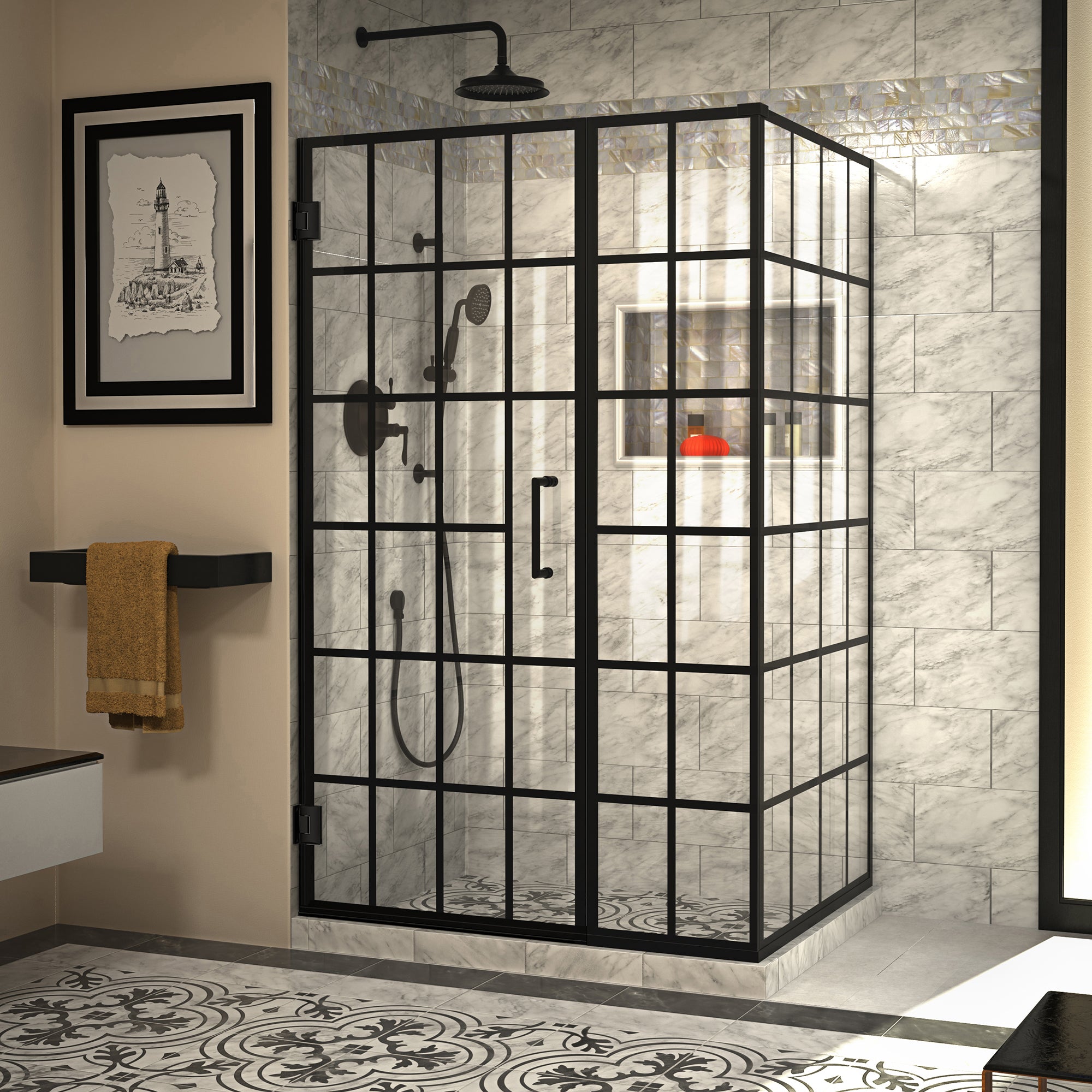 DreamLine Unidoor Toulon 45.88" W Shower Enclosure