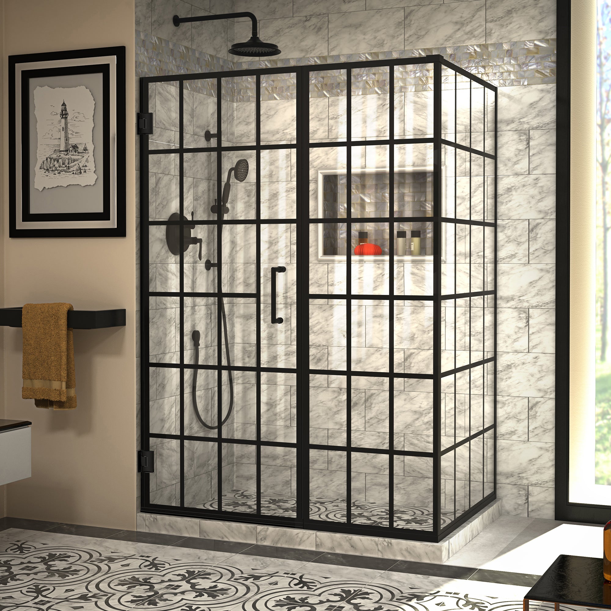 DreamLine Unidoor Toulon 51.88" W Shower Enclosure