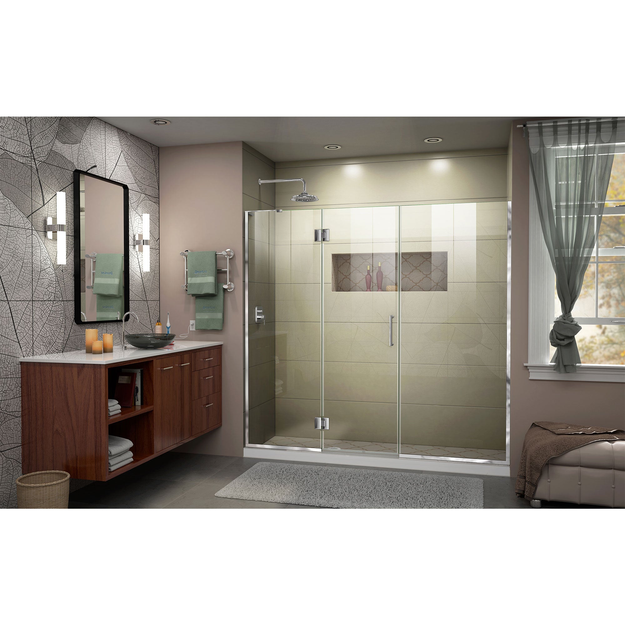 DreamLine Unidoor-X 72-72.5" W Shower Door