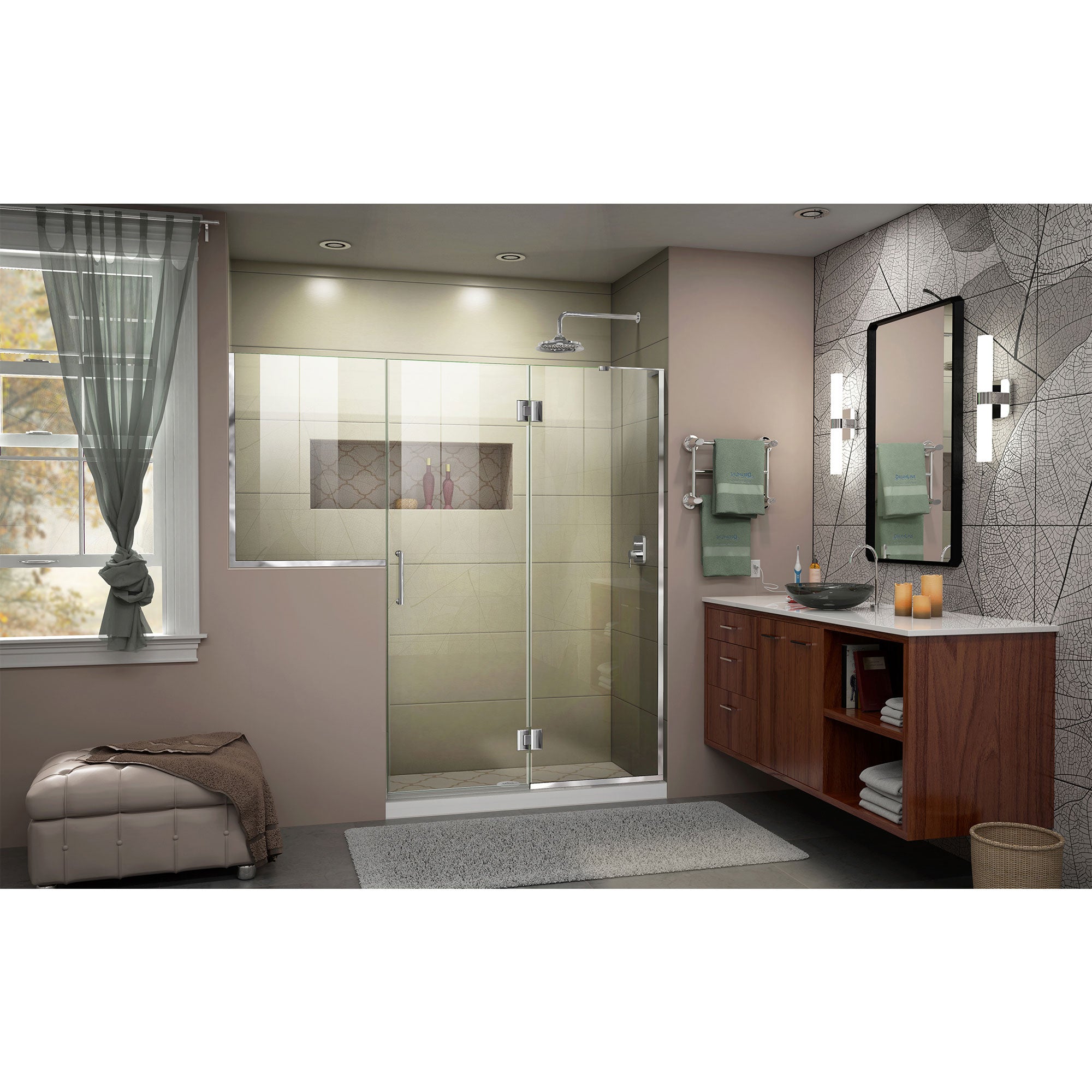 DreamLine Unidoor-X 72-72.5" W Shower Door