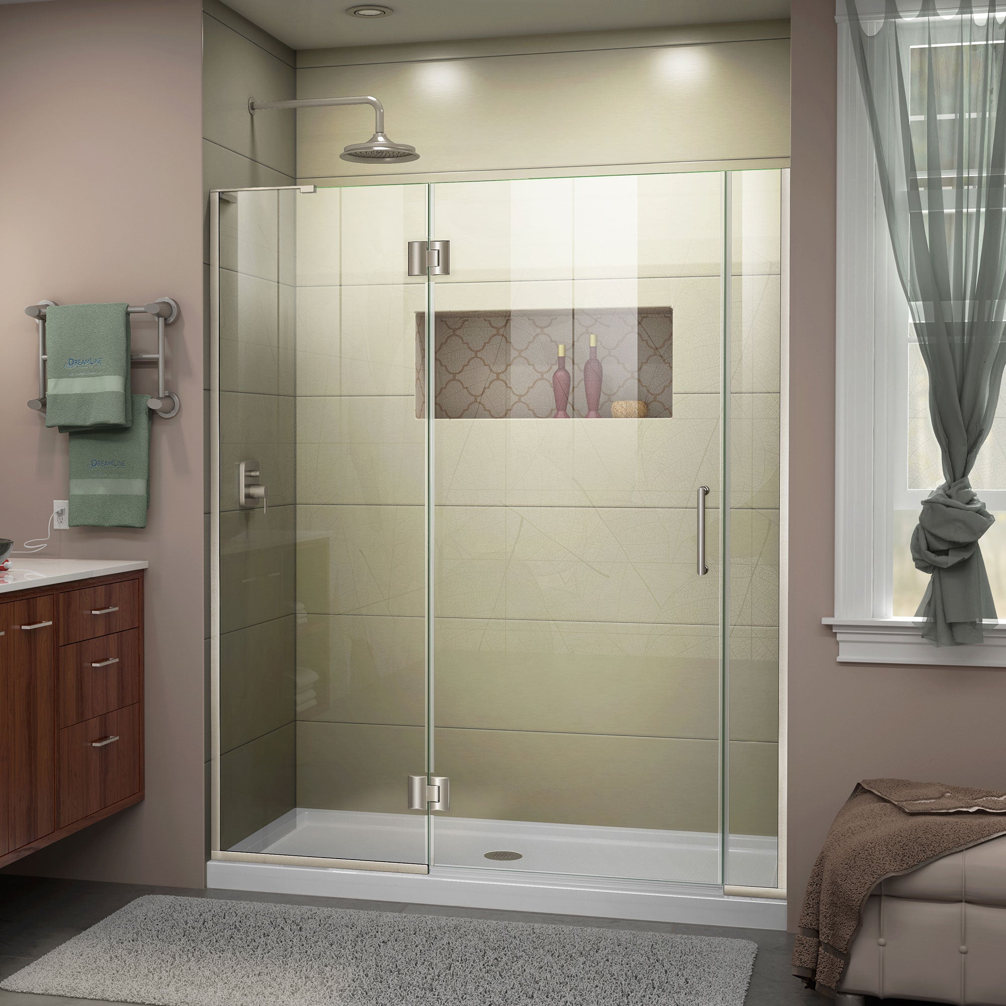 DreamLine Unidoor-X 57.5-58" W Shower Door