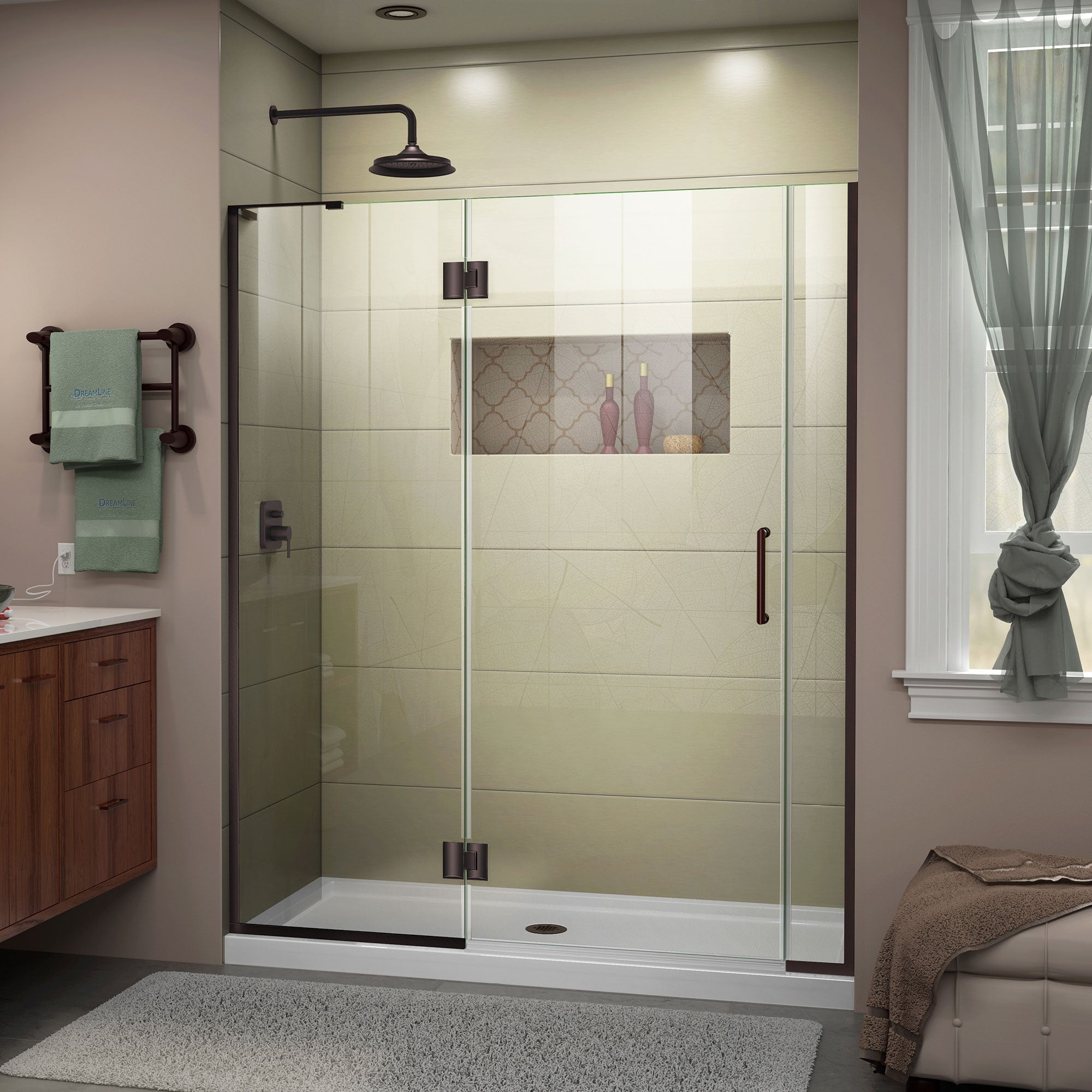 DreamLine Unidoor-X 57-57.5" W Shower Door