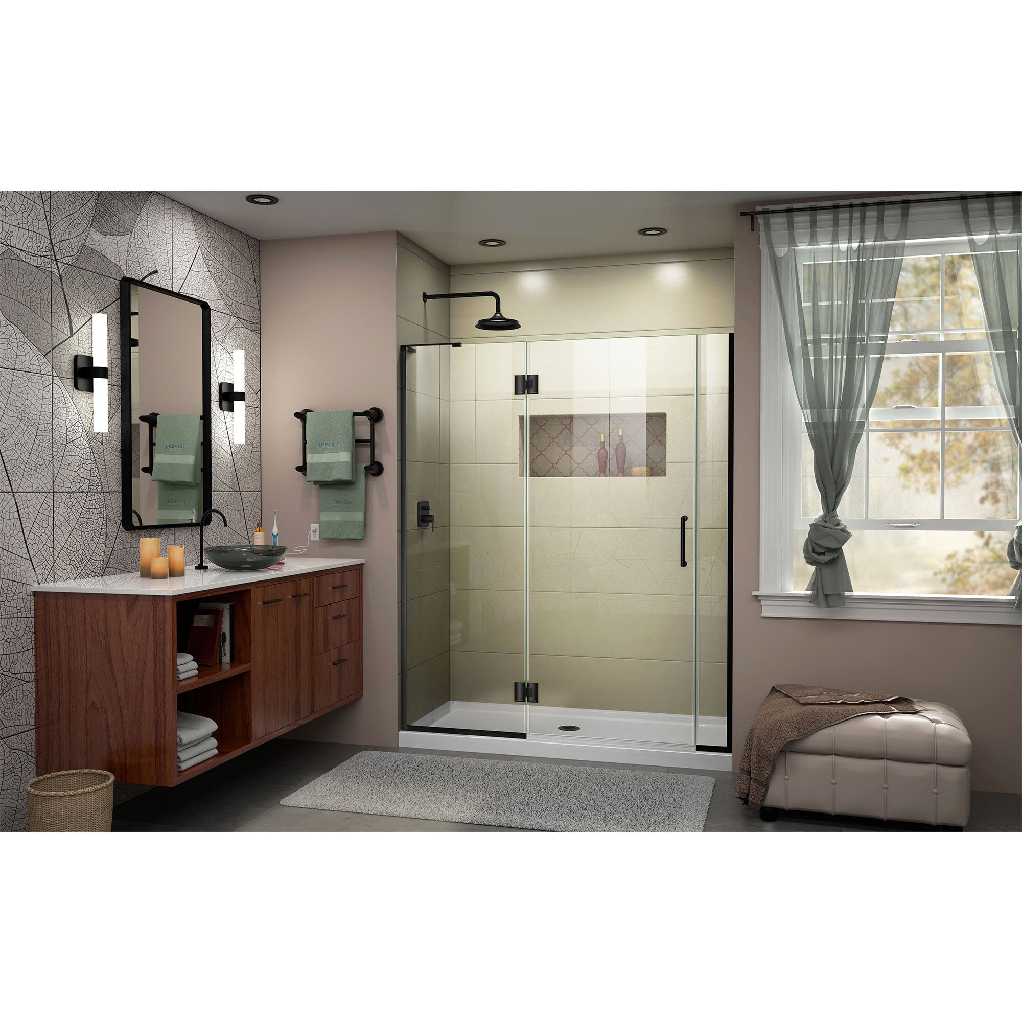 DreamLine Unidoor-X 55-55.5" W Shower Door