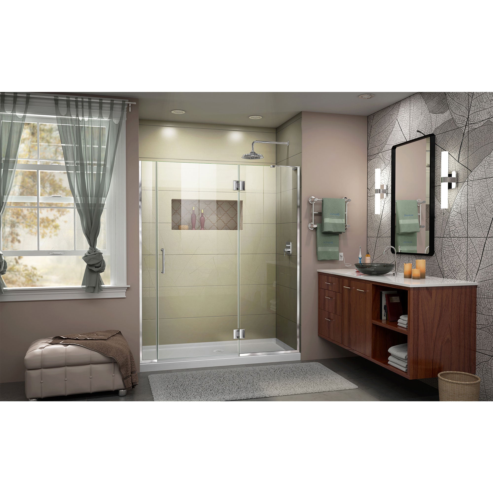 DreamLine Unidoor-X 58.5-59" W Shower Door