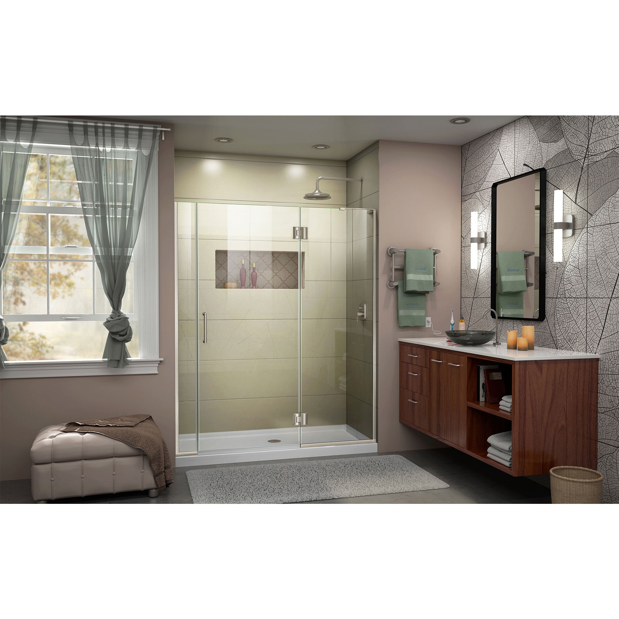 DreamLine Unidoor-X 57-57.5" W Shower Door