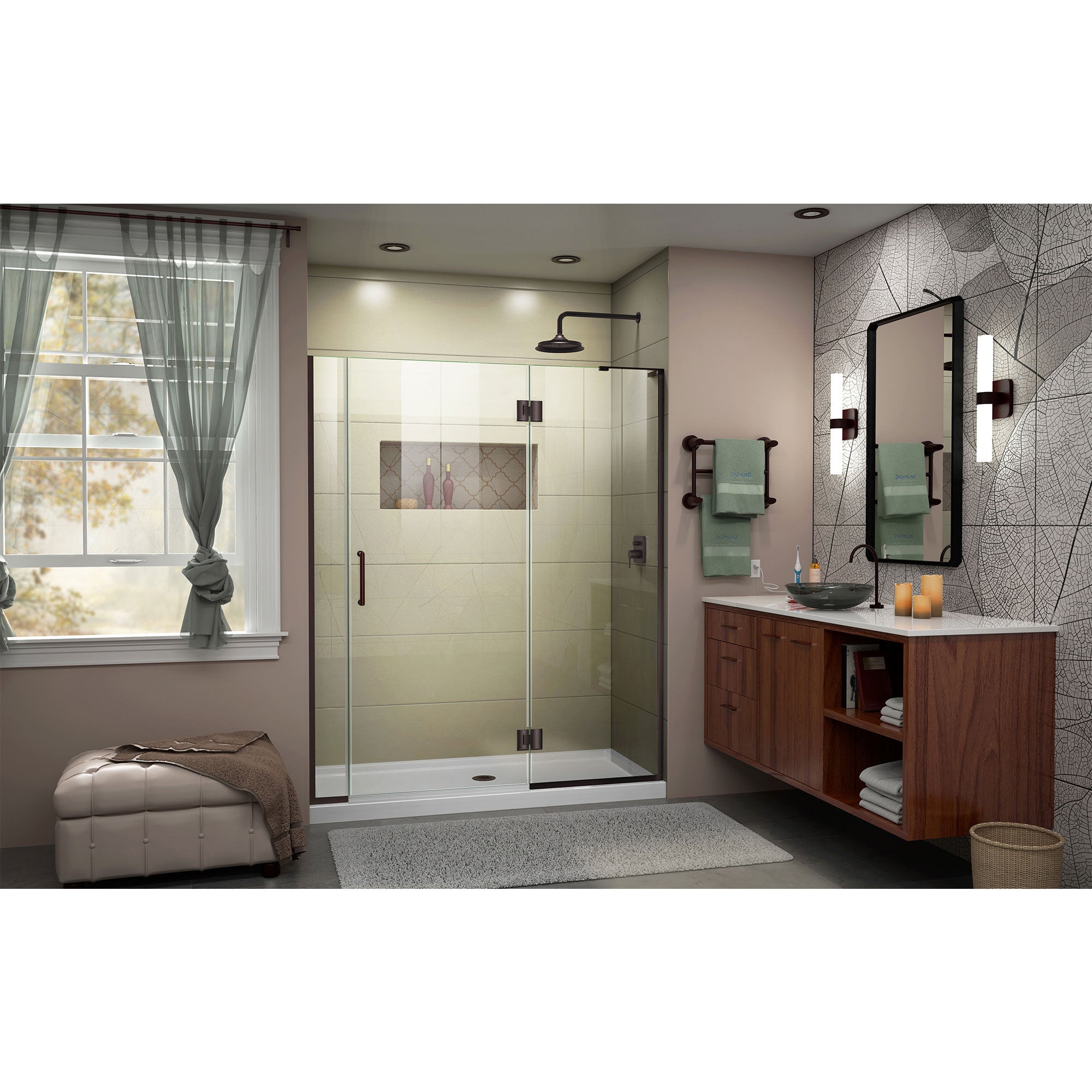 DreamLine Unidoor-X 56.5-57" W Shower Door