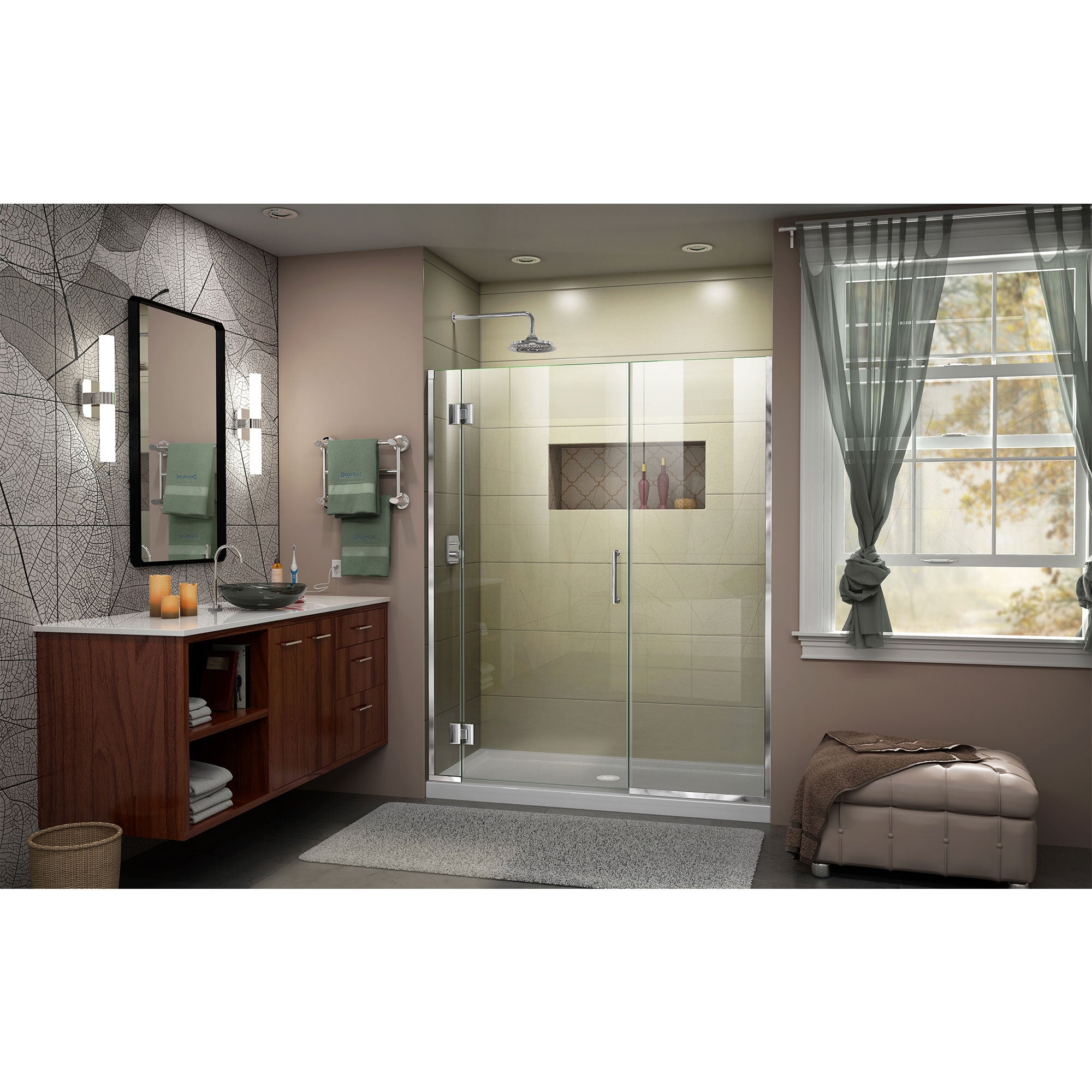 DreamLine Unidoor-X 43.5-44" W Shower Door