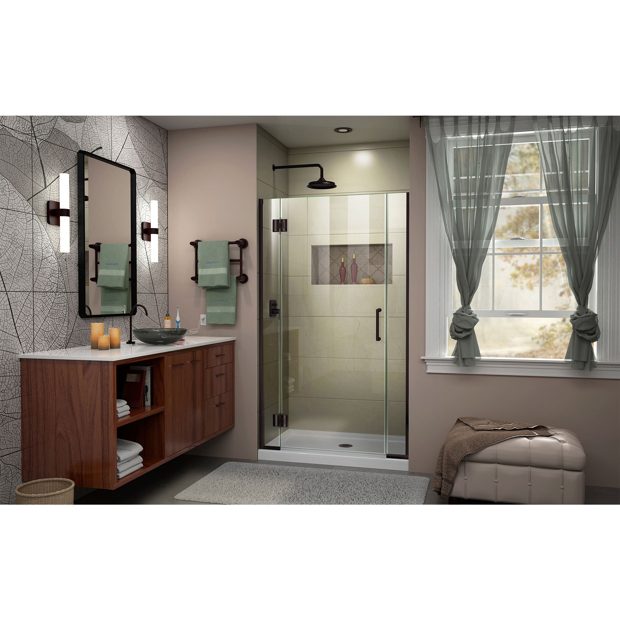 DreamLine Unidoor-X 36-36.5" W Shower Door