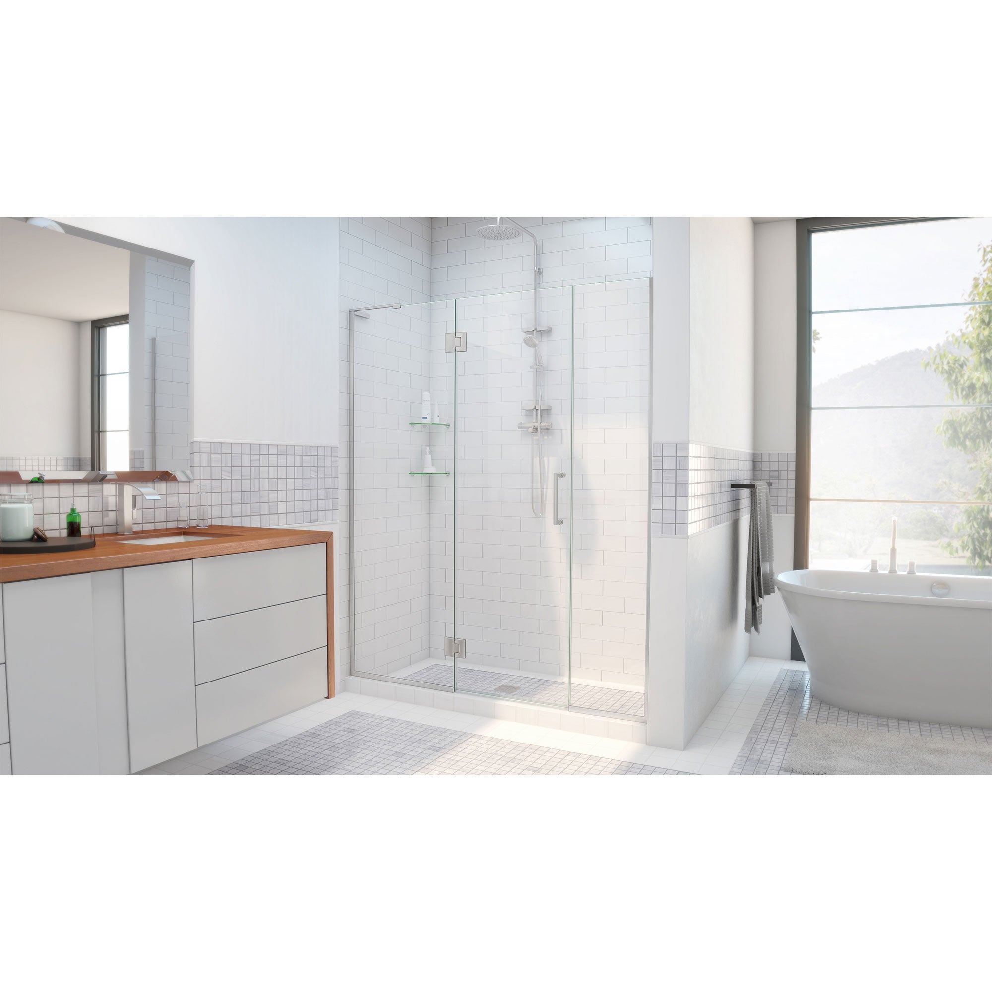 DreamLine Unidoor-X 43.5-44" W Shower Door
