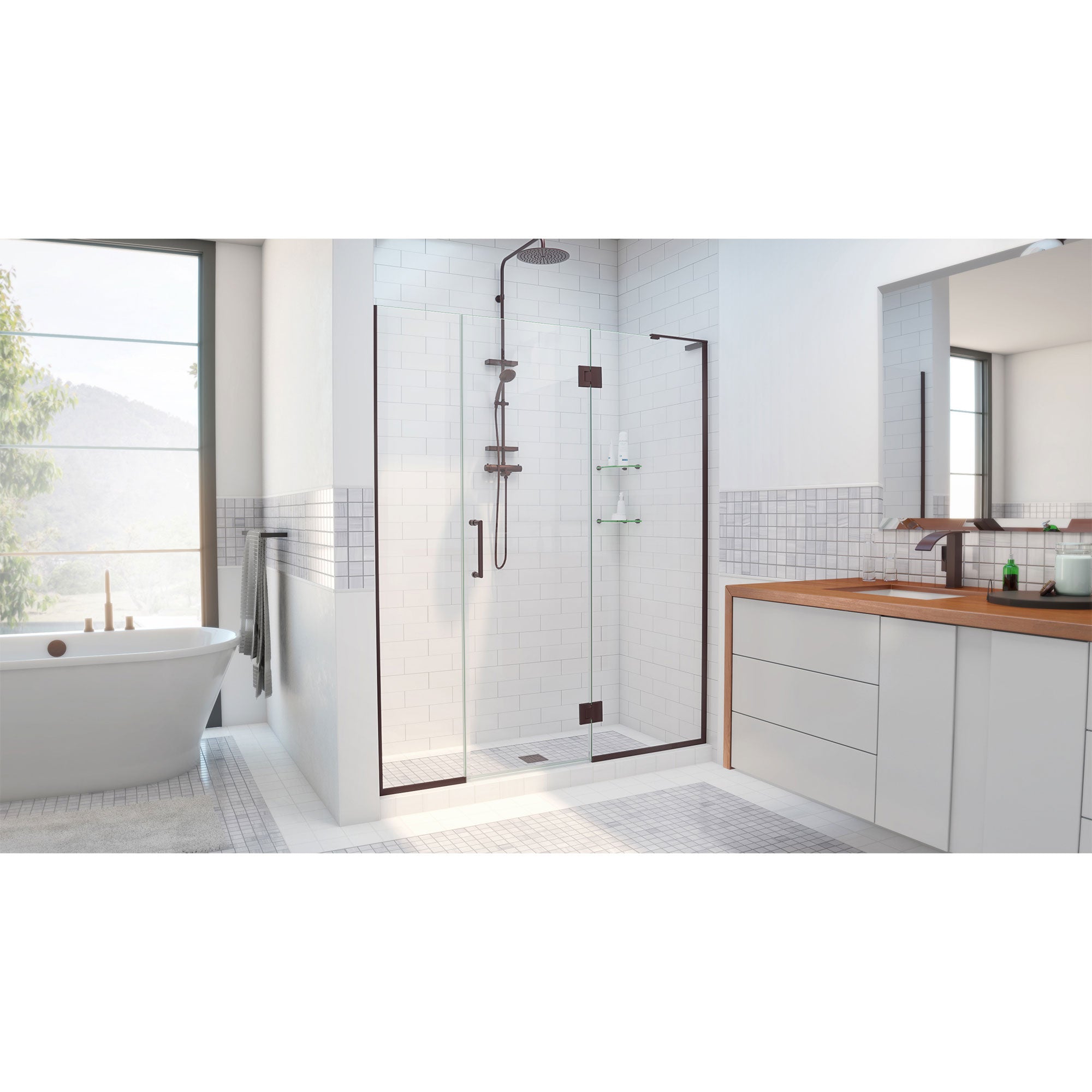 DreamLine Unidoor-X 43.5-44" W Shower Door