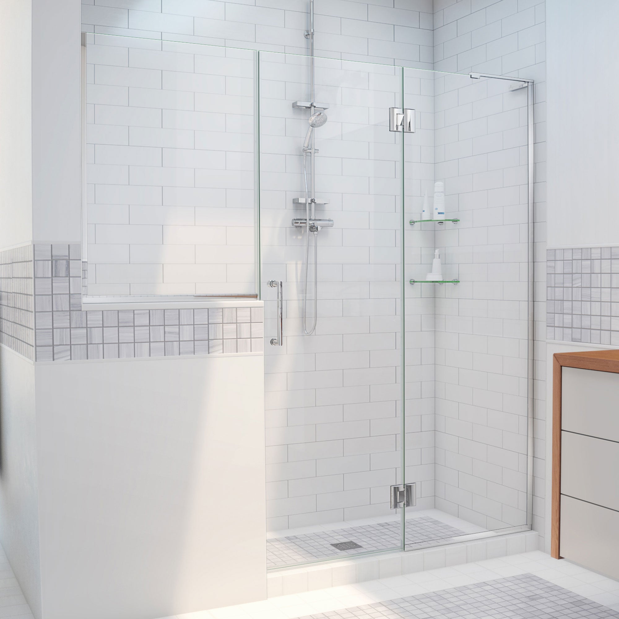 DreamLine Unidoor-X 72-72.5" W Shower Door