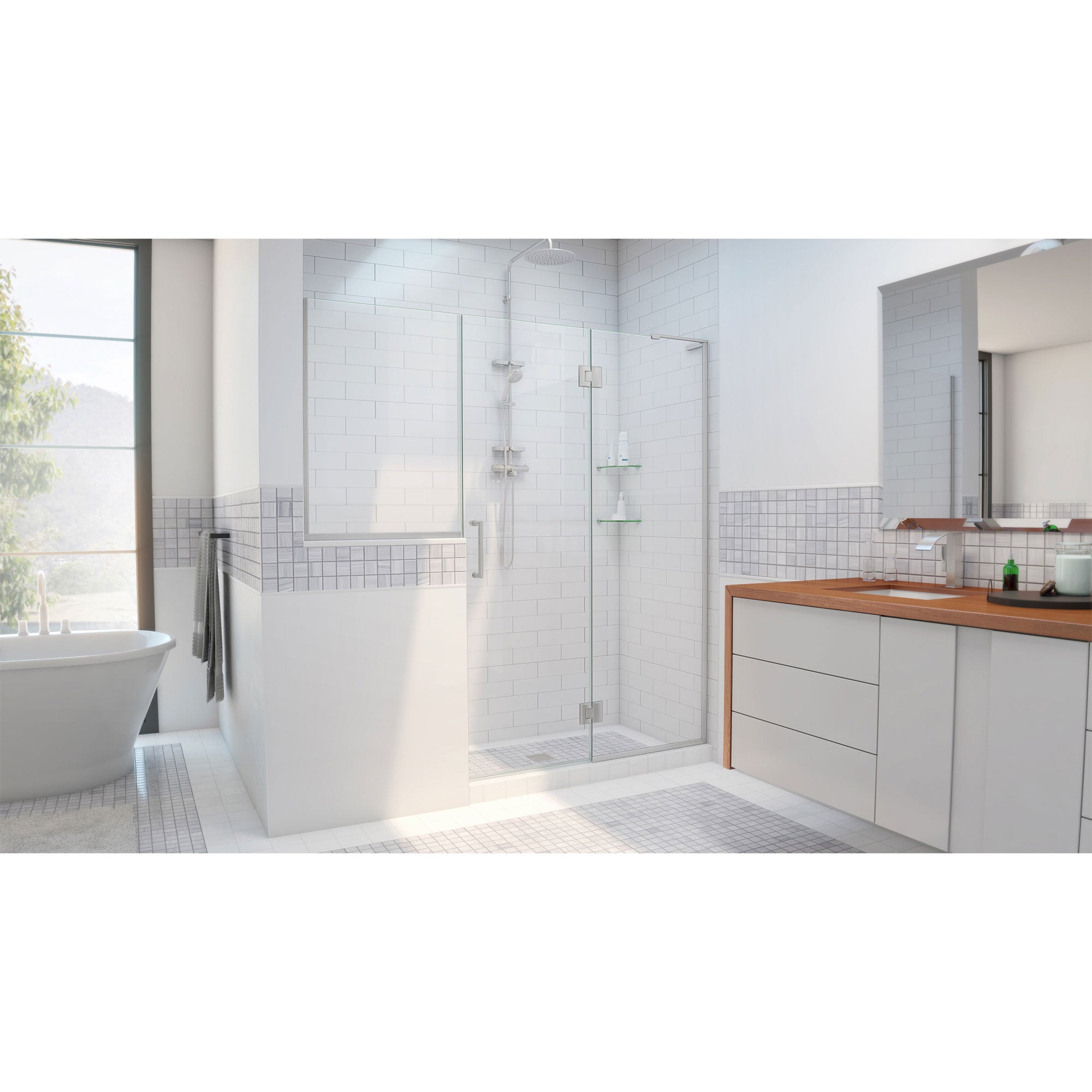 DreamLine Unidoor-X 72-72.5" W Shower Door