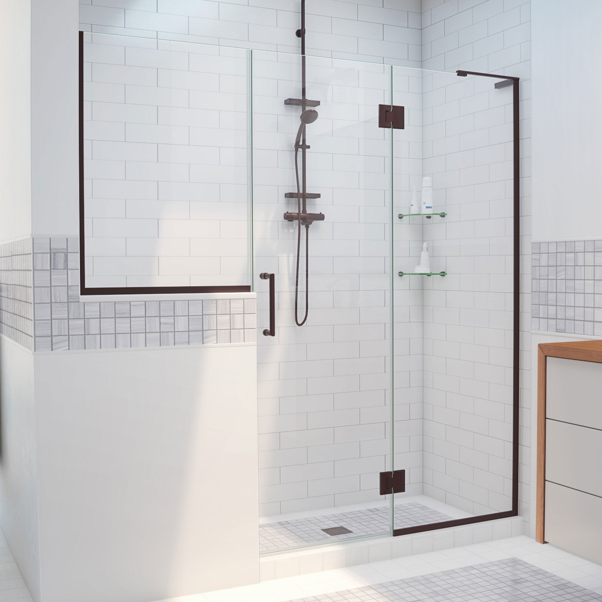 DreamLine Unidoor-X 72-72.5" W Shower Door